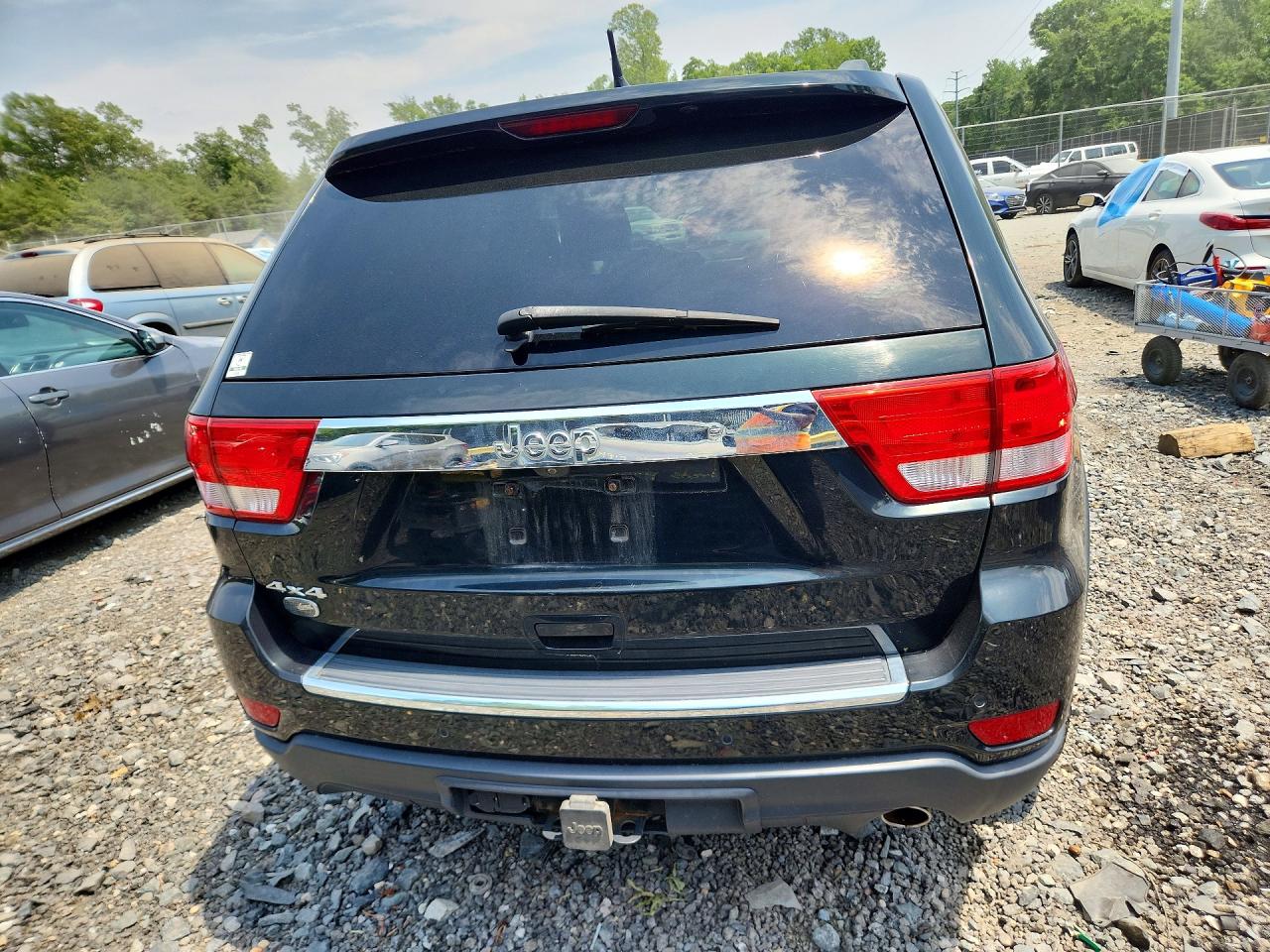 2012 Jeep Grand Cherokee Overland Black vin: 1C4RJFCG4CC249159
