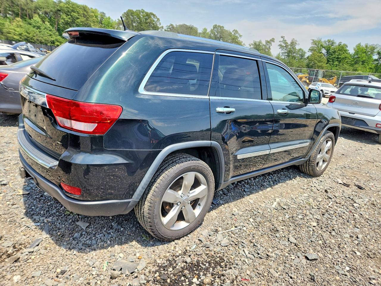 2012 Jeep Grand Cherokee Overland Black vin: 1C4RJFCG4CC249159