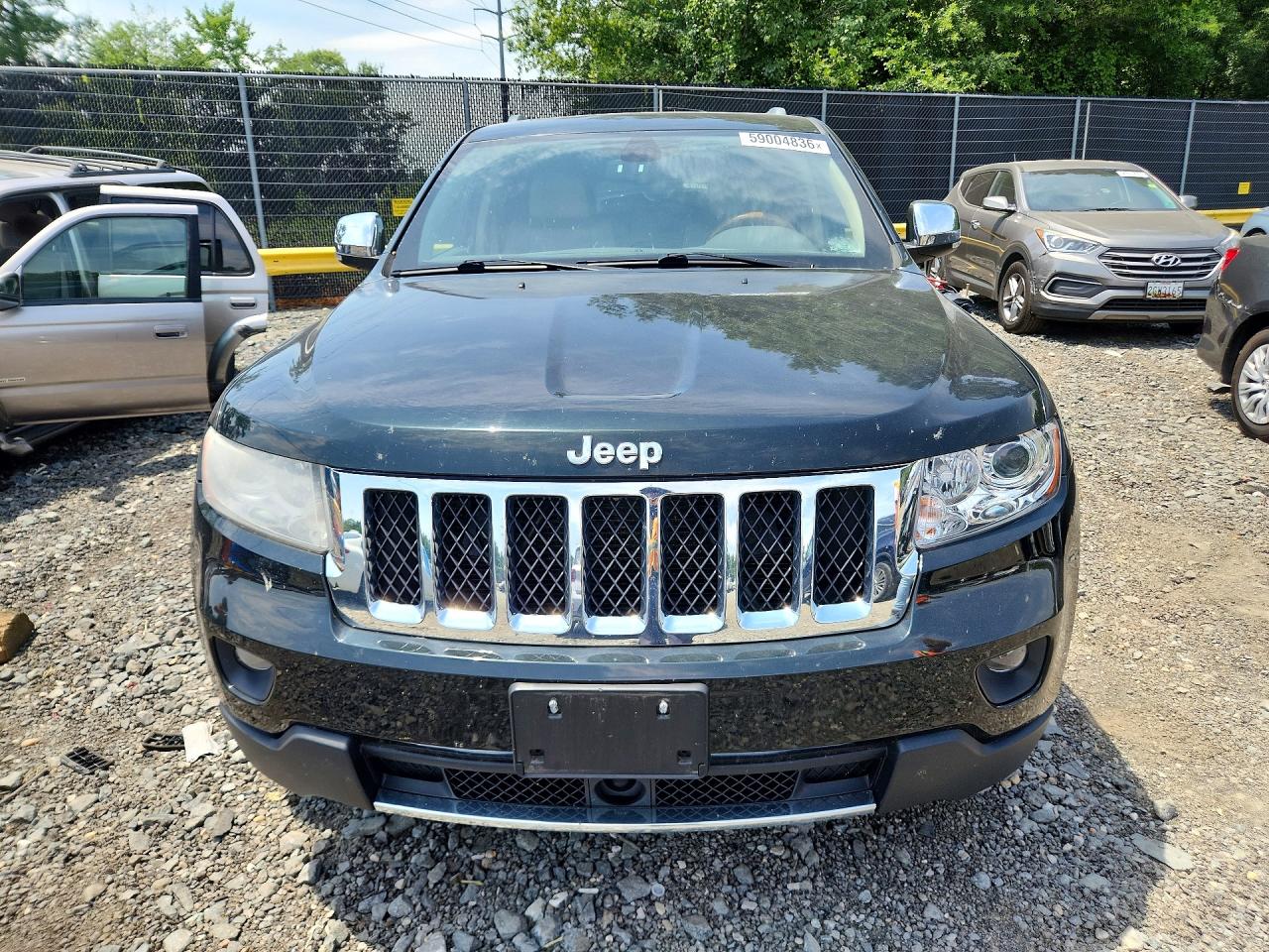 2012 Jeep Grand Cherokee Overland Black vin: 1C4RJFCG4CC249159