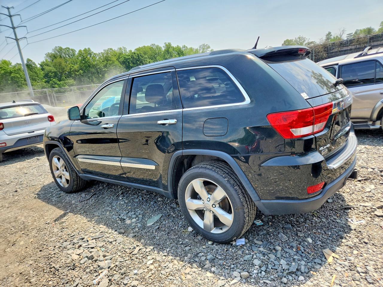 2012 Jeep Grand Cherokee Overland Black vin: 1C4RJFCG4CC249159