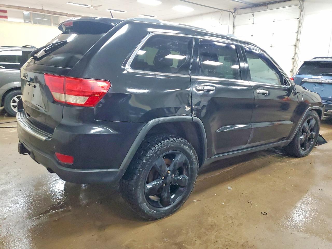 2012 Jeep Grand Cherokee Overland Black vin: 1C4RJFCG4CC263207