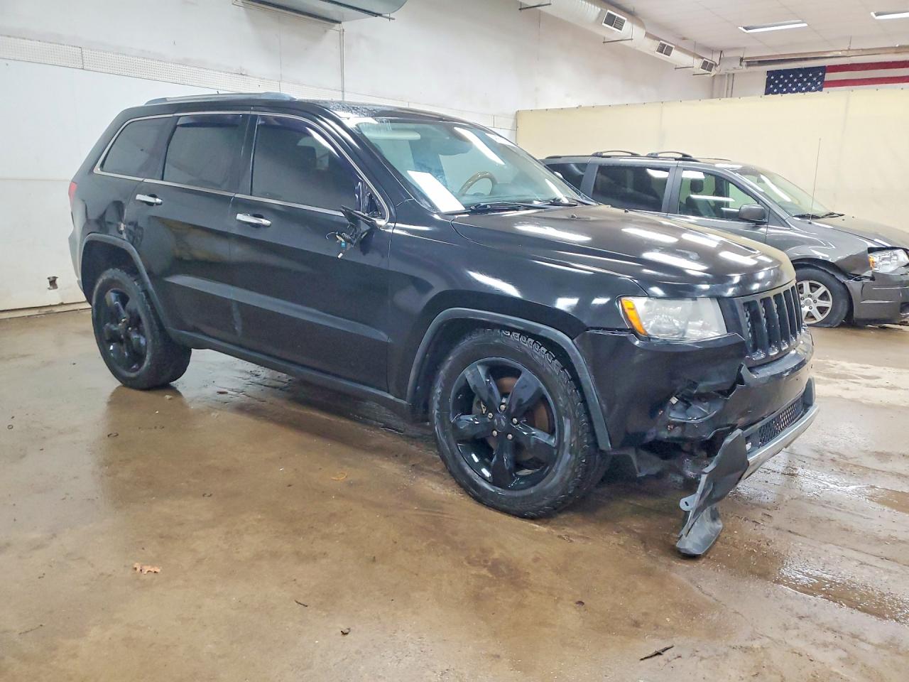 2012 Jeep Grand Cherokee Overland Black vin: 1C4RJFCG4CC263207