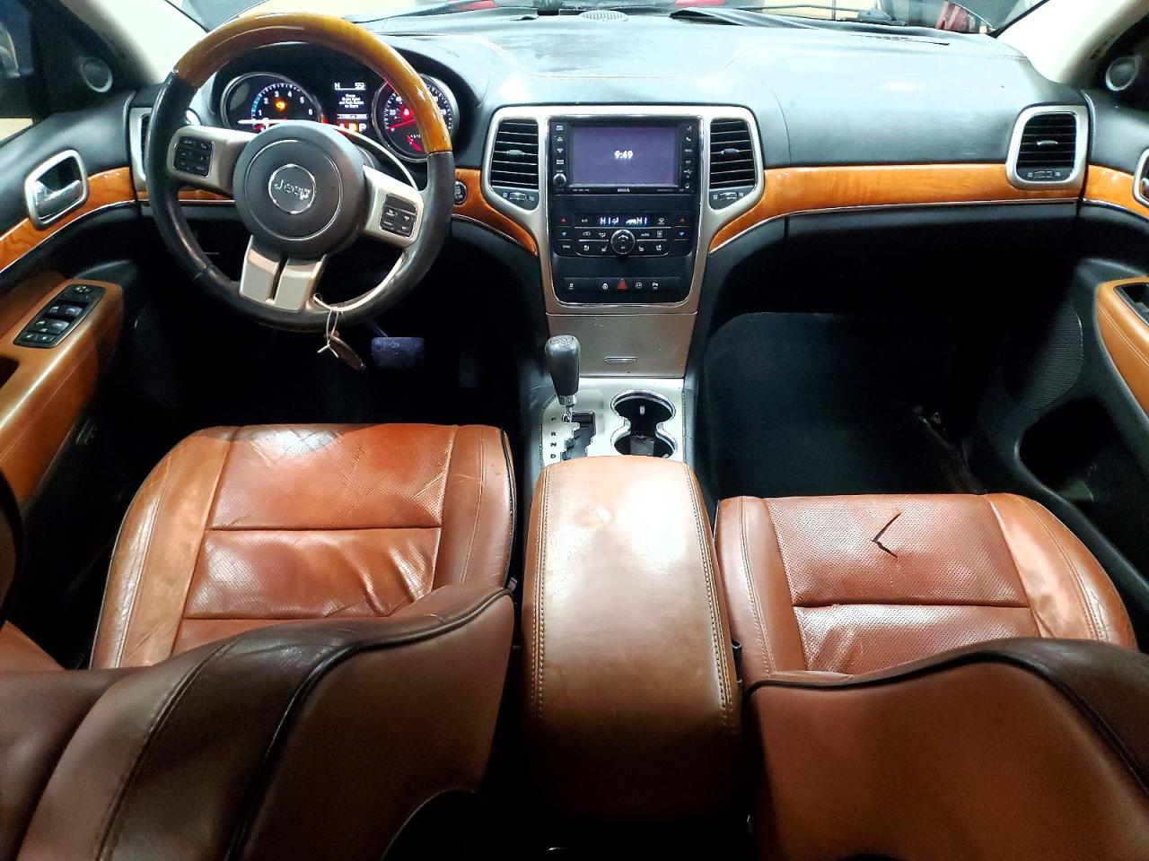 2012 Jeep Grand Cherokee Overland Black vin: 1C4RJFCG4CC263207