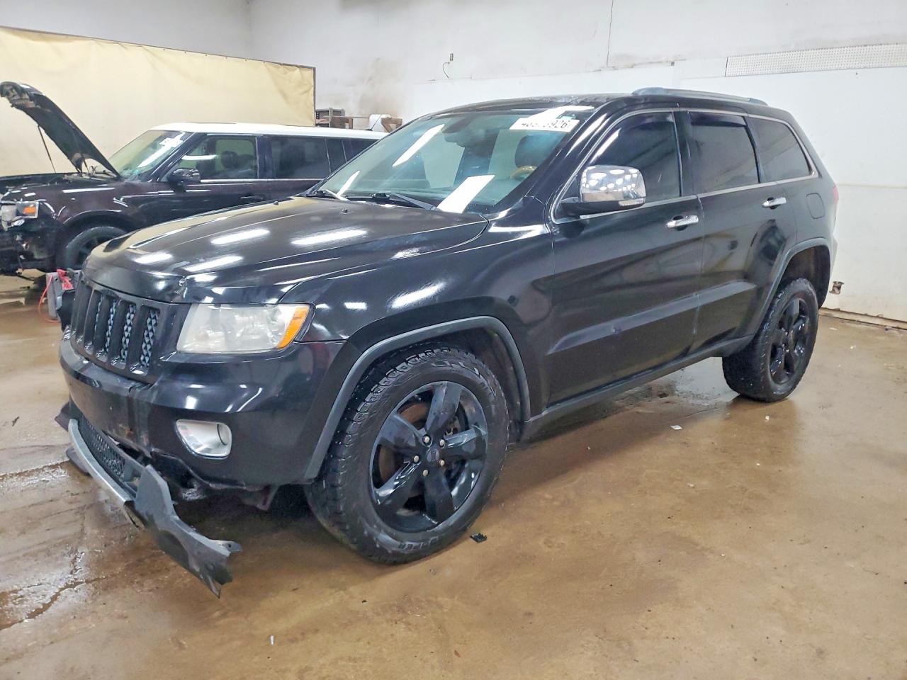 2012 Jeep Grand Cherokee Overland Black vin: 1C4RJFCG4CC263207