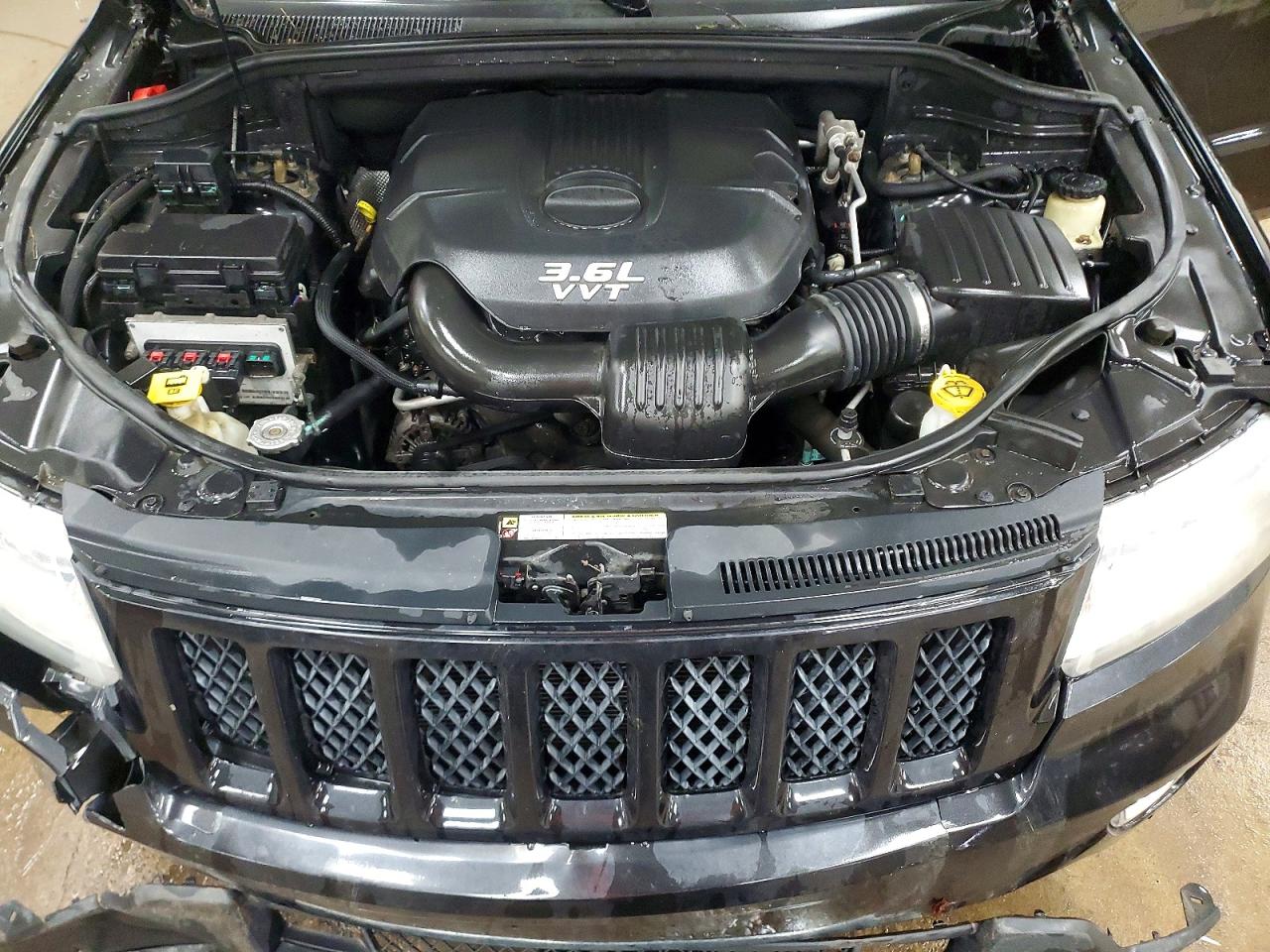 2012 Jeep Grand Cherokee Overland Black vin: 1C4RJFCG4CC263207