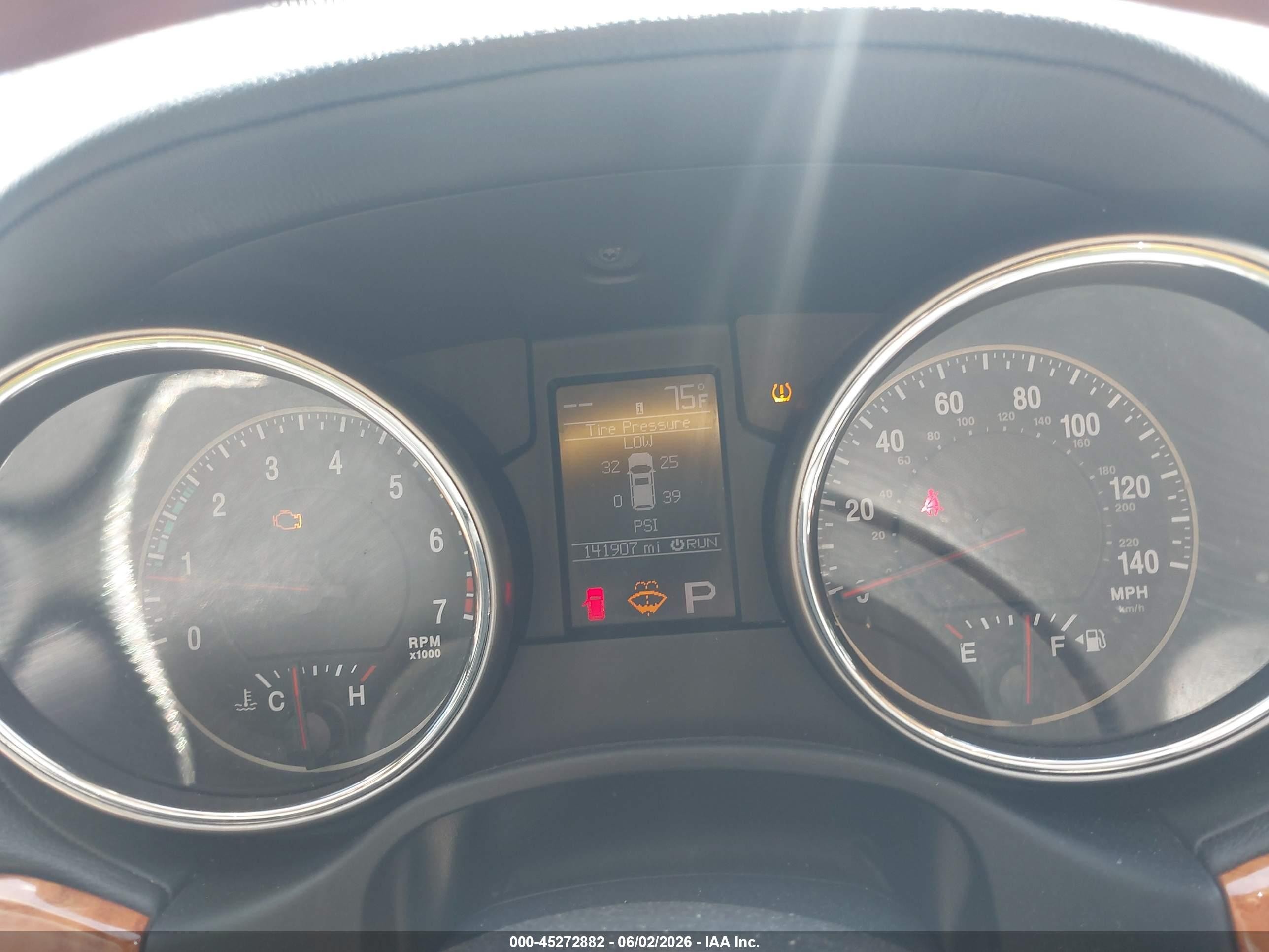 2012 Jeep Grand Cherokee Overland Серый vin: 1C4RJFCG4CC325415