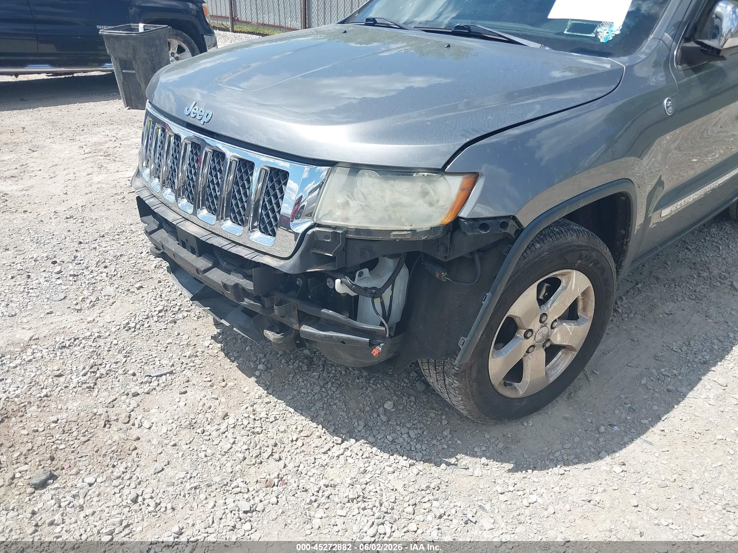 2012 Jeep Grand Cherokee Overland Серый vin: 1C4RJFCG4CC325415