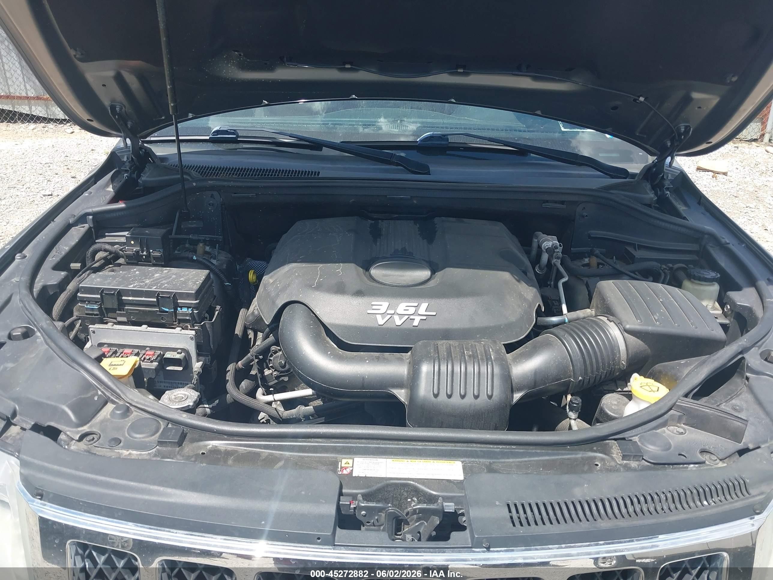 2012 Jeep Grand Cherokee Overland Серый vin: 1C4RJFCG4CC325415