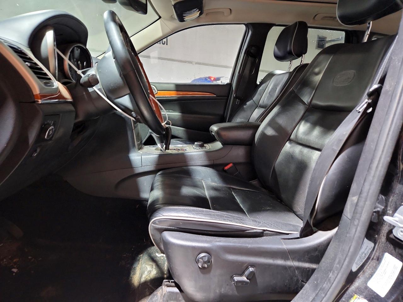 2013 Jeep Grand Cherokee Overland Black vin: 1C4RJFCG4DC522537