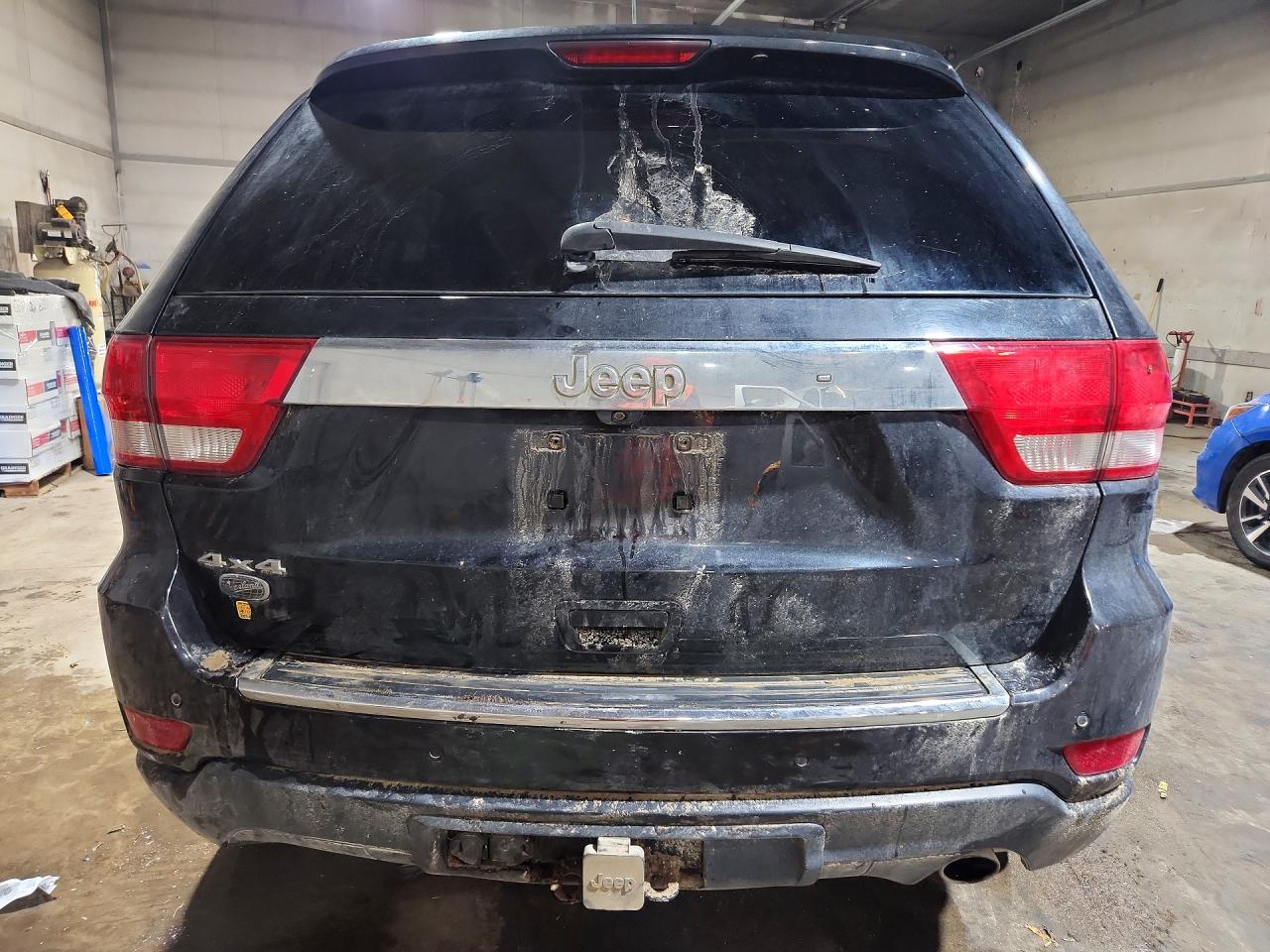 2013 Jeep Grand Cherokee Overland Black vin: 1C4RJFCG4DC522537