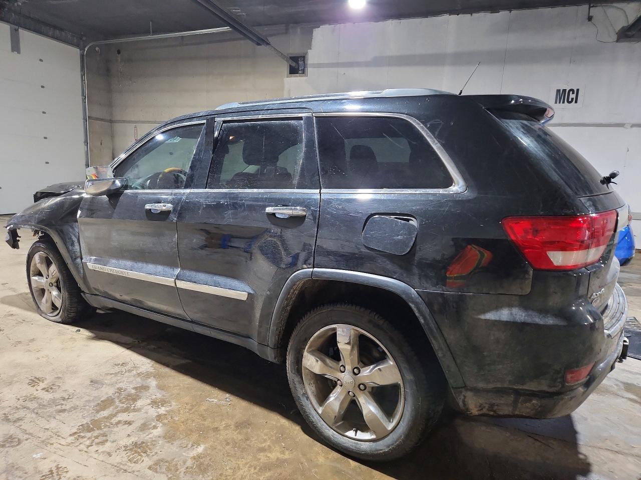 2013 Jeep Grand Cherokee Overland Black vin: 1C4RJFCG4DC522537
