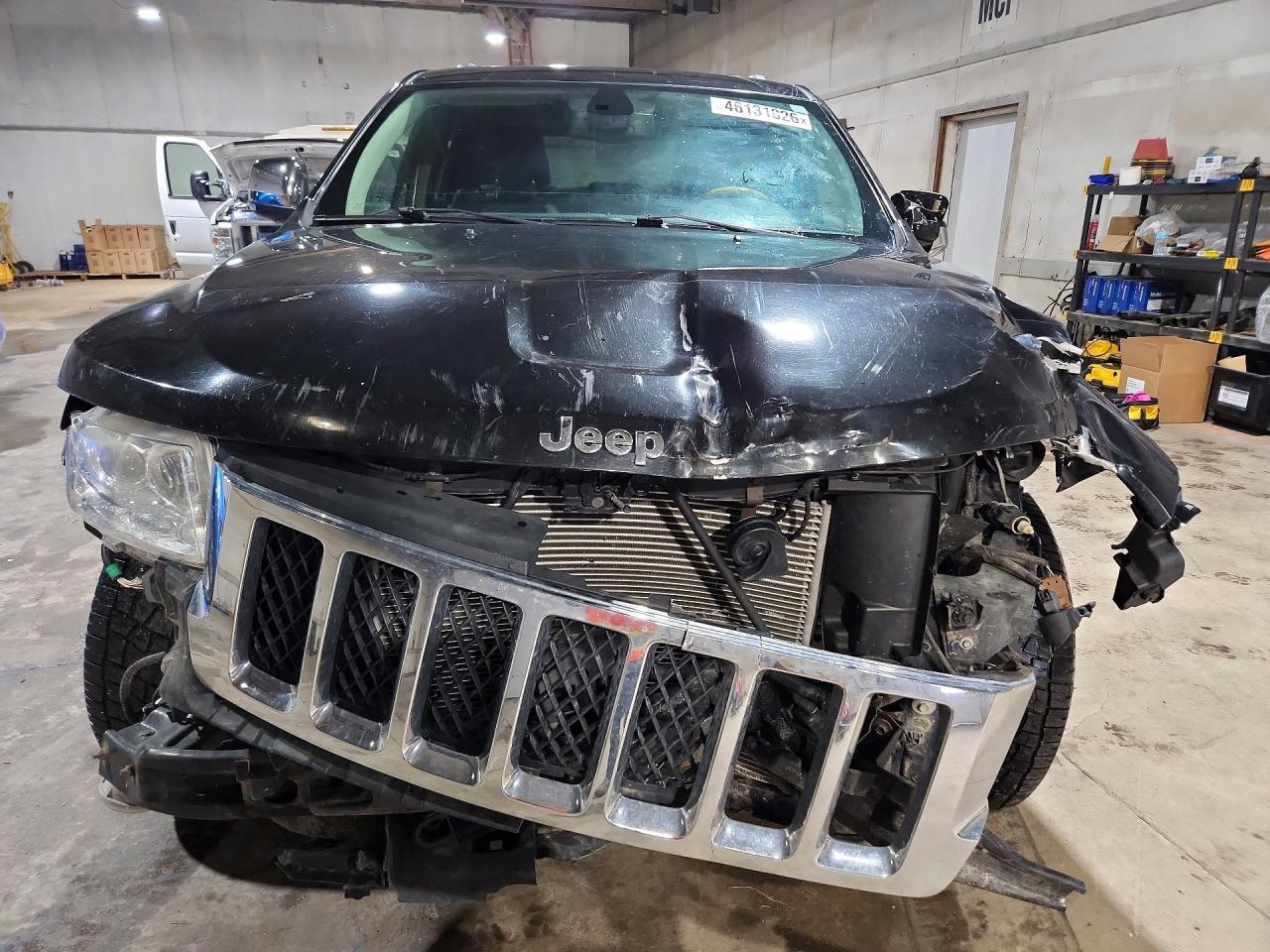 2013 Jeep Grand Cherokee Overland Black vin: 1C4RJFCG4DC522537