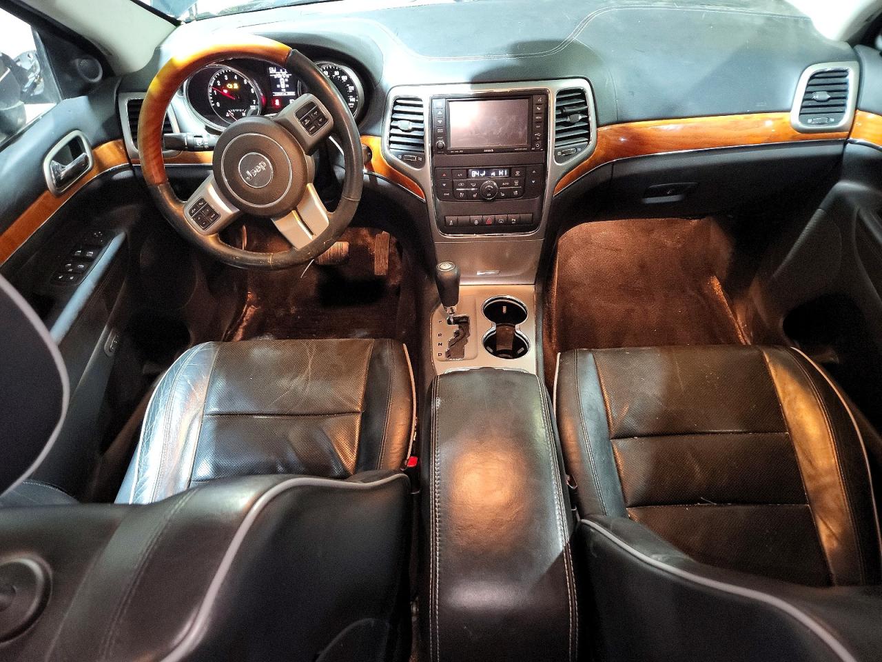 2013 Jeep Grand Cherokee Overland Black vin: 1C4RJFCG4DC522537