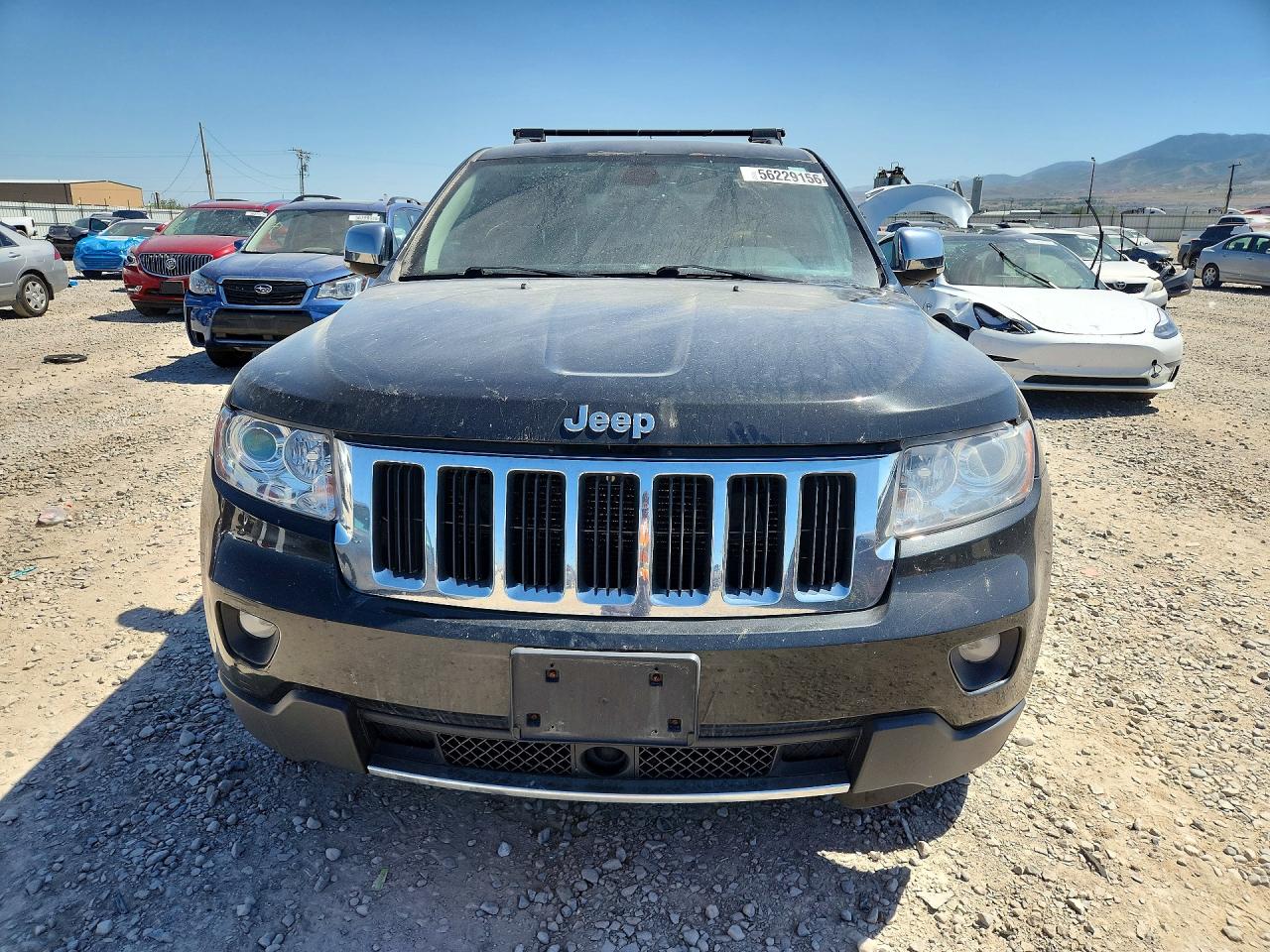 2013 Jeep Grand Cherokee Overland Черный vin: 1C4RJFCG4DC609399