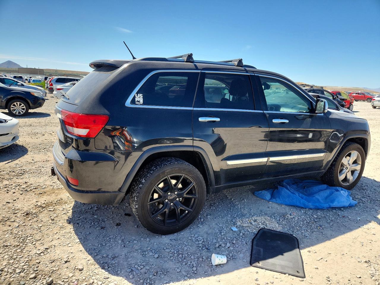 2013 Jeep Grand Cherokee Overland Черный vin: 1C4RJFCG4DC609399
