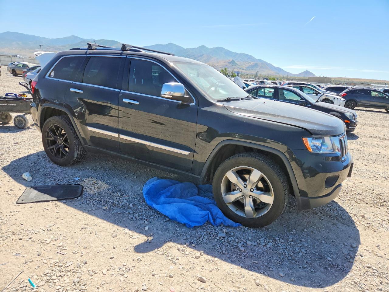 2013 Jeep Grand Cherokee Overland Черный vin: 1C4RJFCG4DC609399