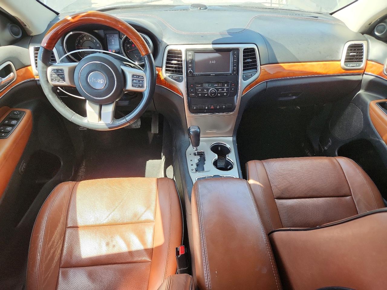 2013 Jeep Grand Cherokee Overland Черный vin: 1C4RJFCG4DC609399