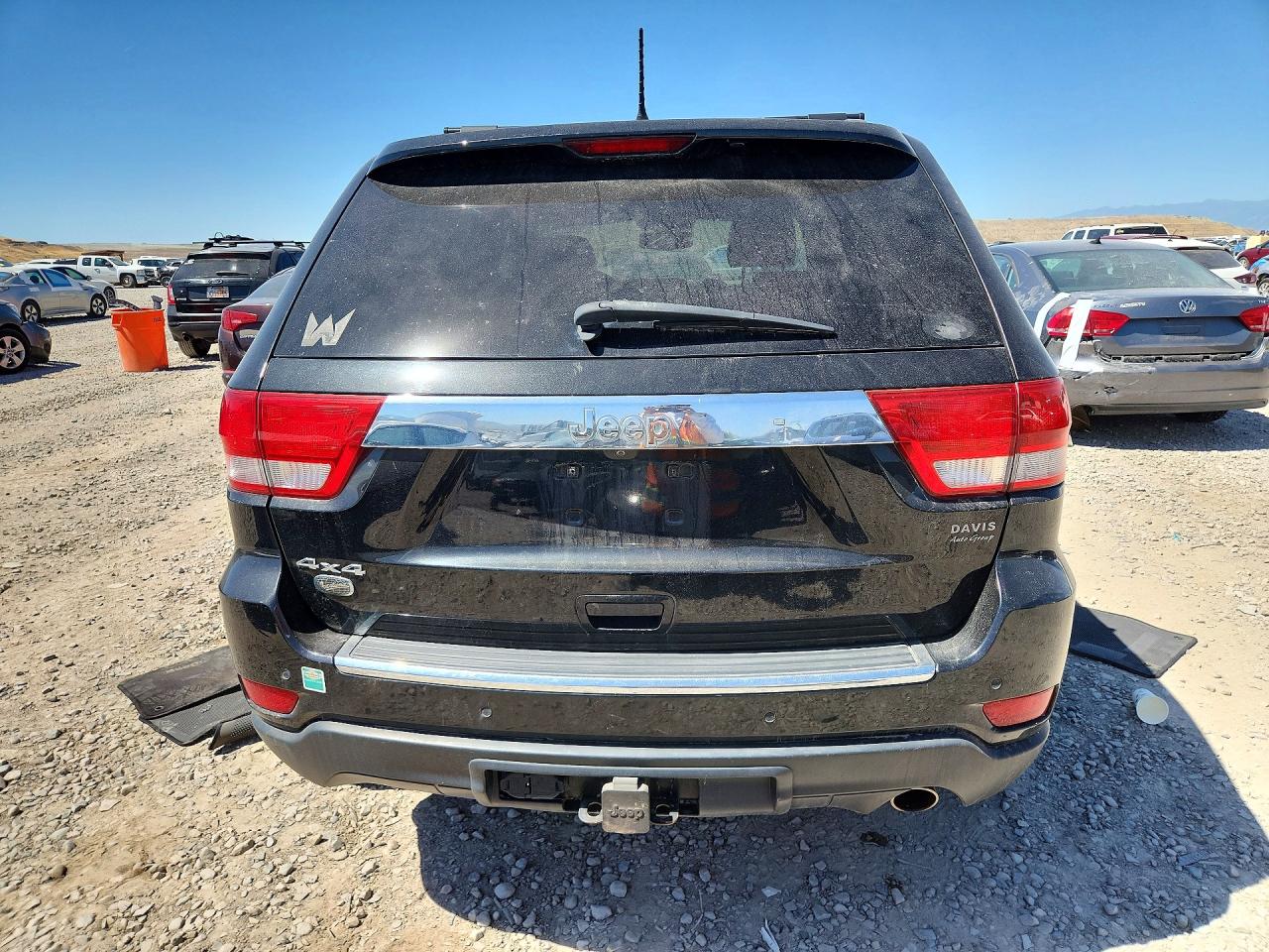2013 Jeep Grand Cherokee Overland Черный vin: 1C4RJFCG4DC609399