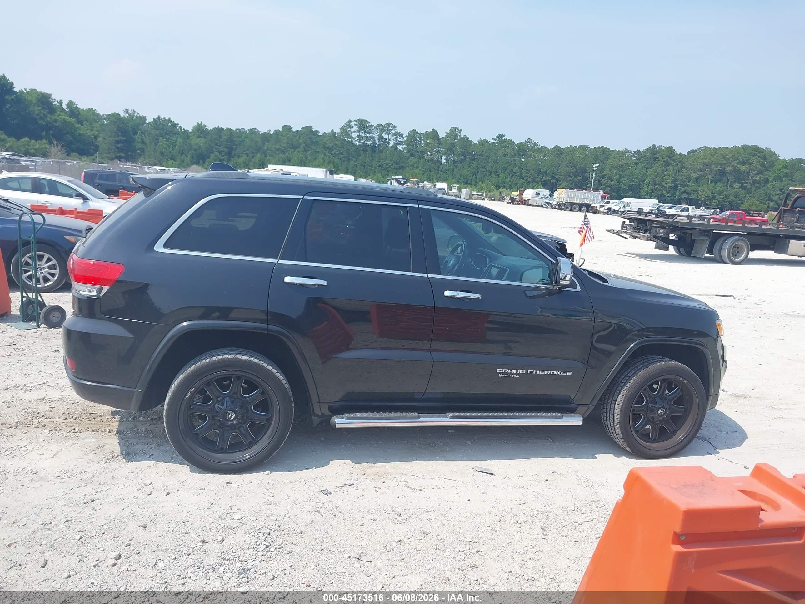2014 Jeep Grand Cherokee Overland Black vin: 1C4RJFCG4EC121068