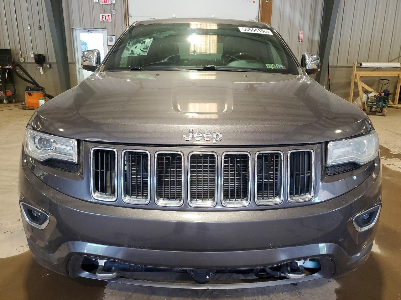 2014 Jeep Grand Cherokee Overland Gray vin: 1C4RJFCG4EC233840