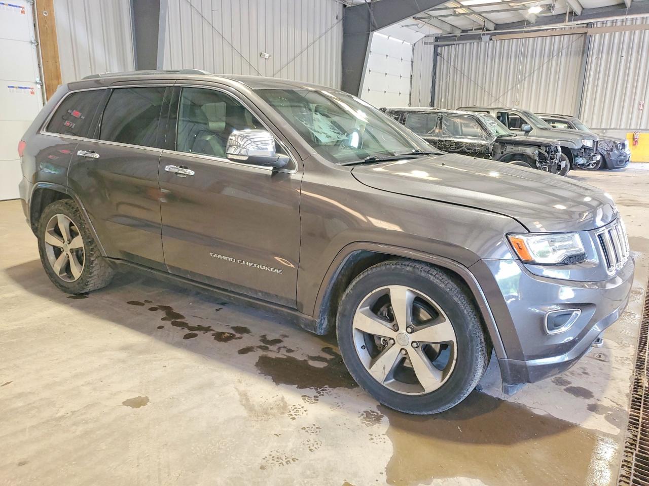 2014 Jeep Grand Cherokee Overland Gray vin: 1C4RJFCG4EC233840