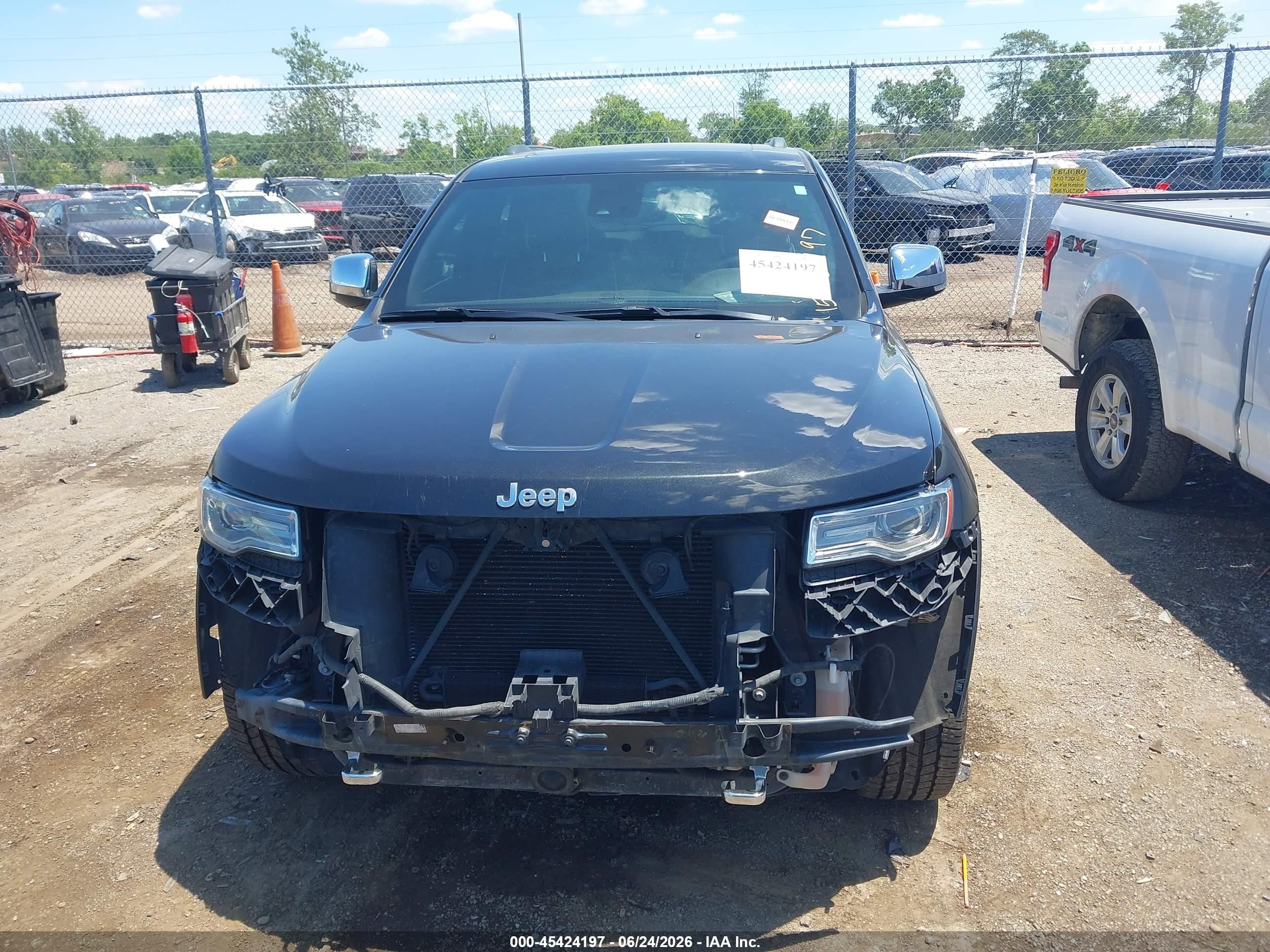 2014 Jeep Grand Cherokee Overland Black vin: 1C4RJFCG4EC339723