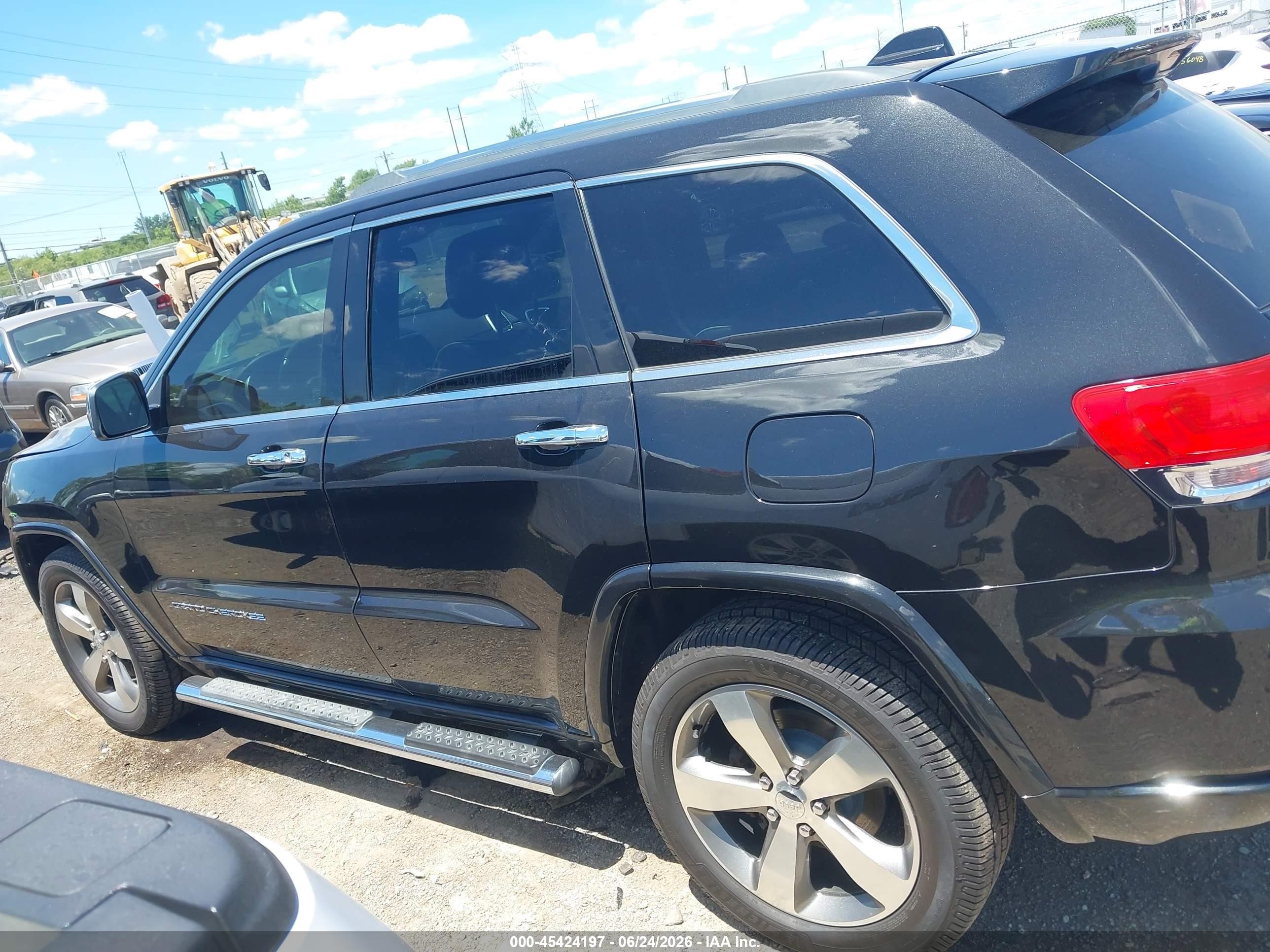 2014 Jeep Grand Cherokee Overland Black vin: 1C4RJFCG4EC339723