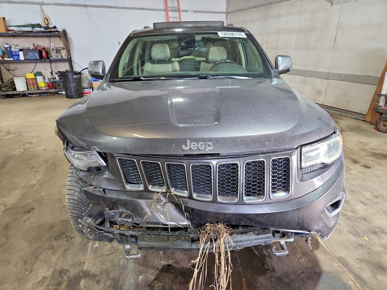 2014 Jeep Grand Cherokee Overland Charcoal vin: 1C4RJFCG4EC523415