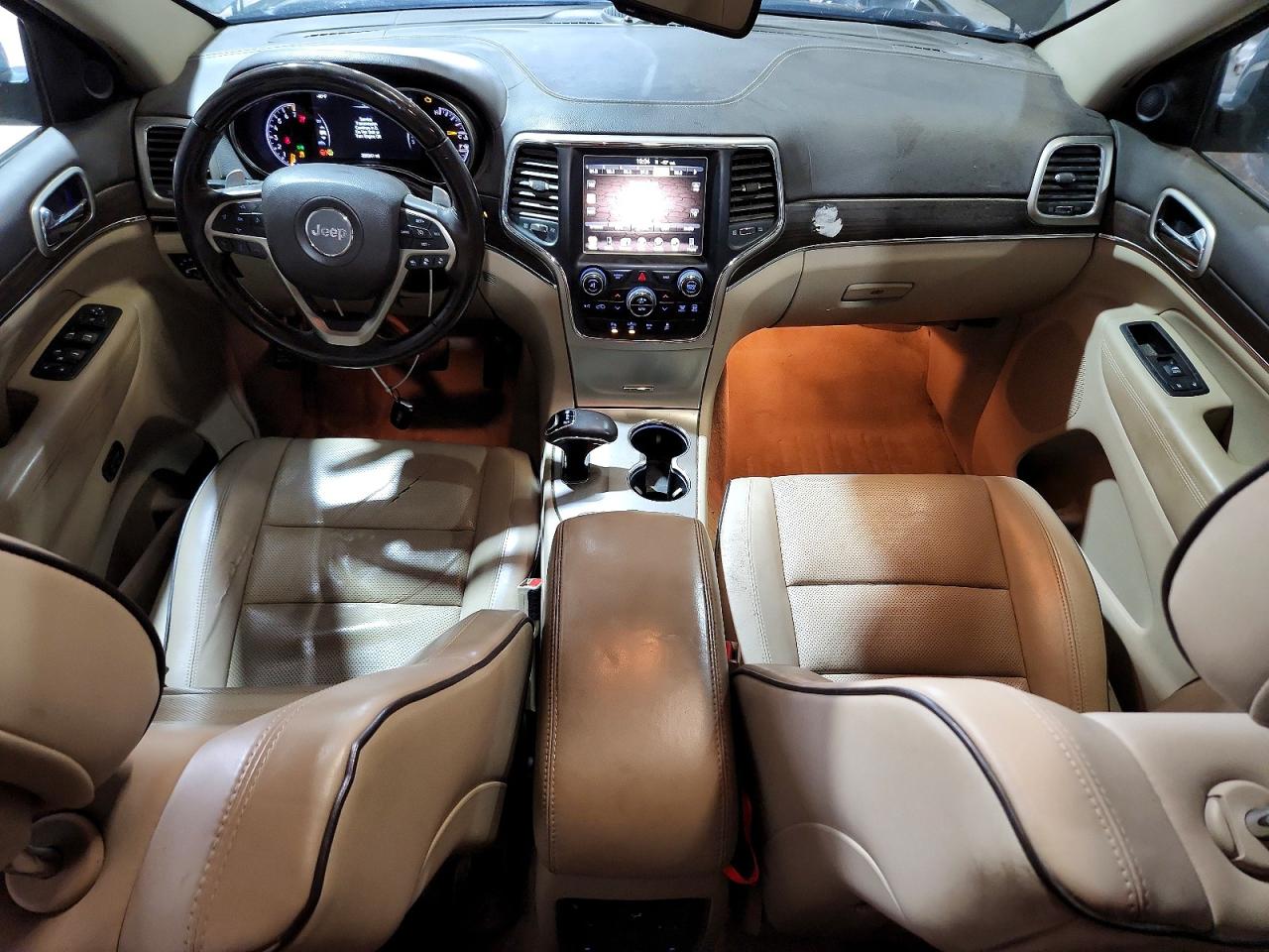 2014 Jeep Grand Cherokee Overland Charcoal vin: 1C4RJFCG4EC523415