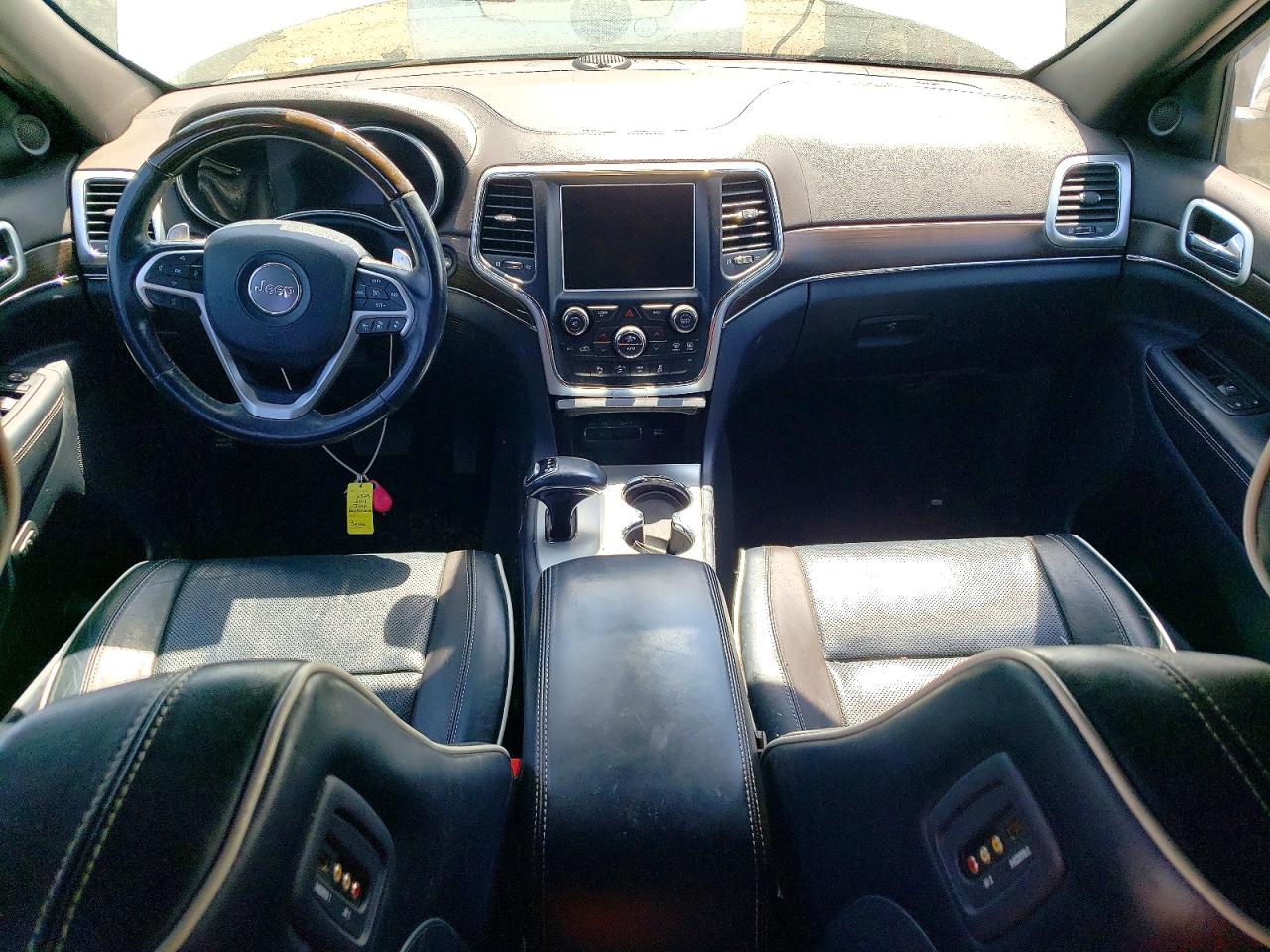 2014 Jeep Grand Cherokee Overland White vin: 1C4RJFCG4EC570248