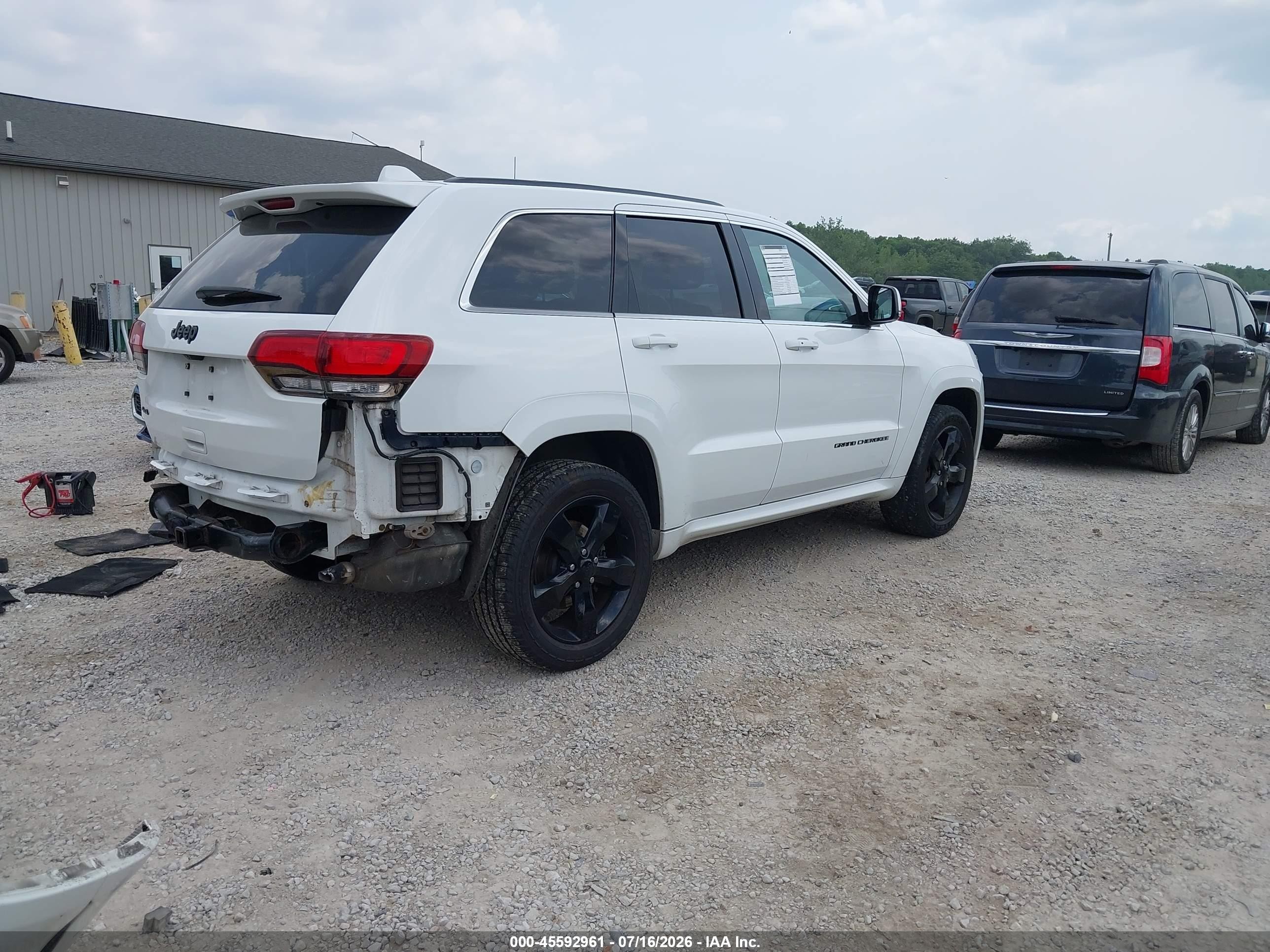 2015 Jeep Grand Cherokee High Altitude Белый vin: 1C4RJFCG4FC130757