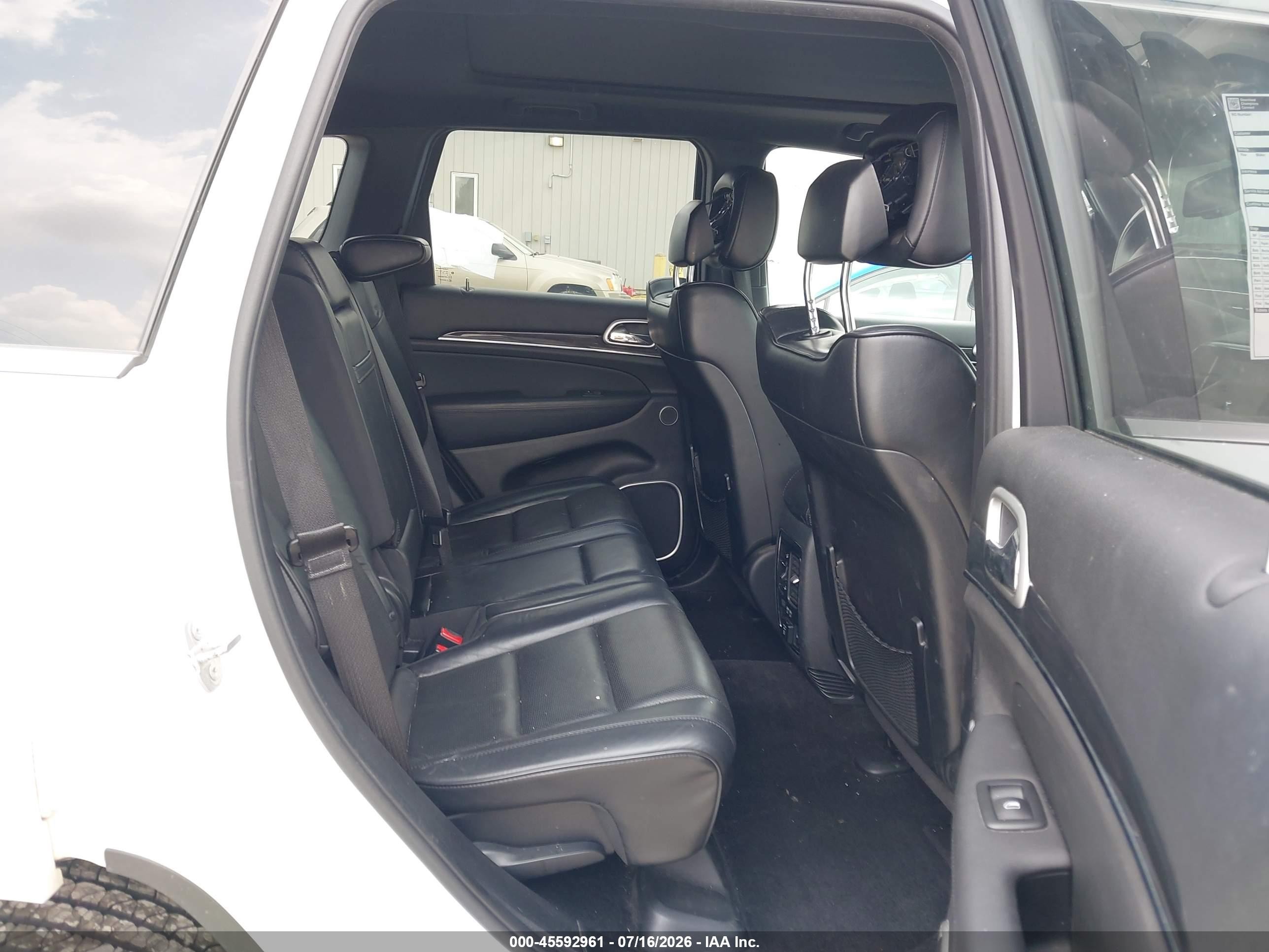 2015 Jeep Grand Cherokee High Altitude Белый vin: 1C4RJFCG4FC130757