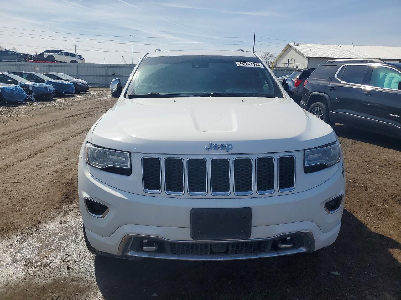 2015 Jeep Grand Cherokee Overland Белый vin: 1C4RJFCG4FC131259