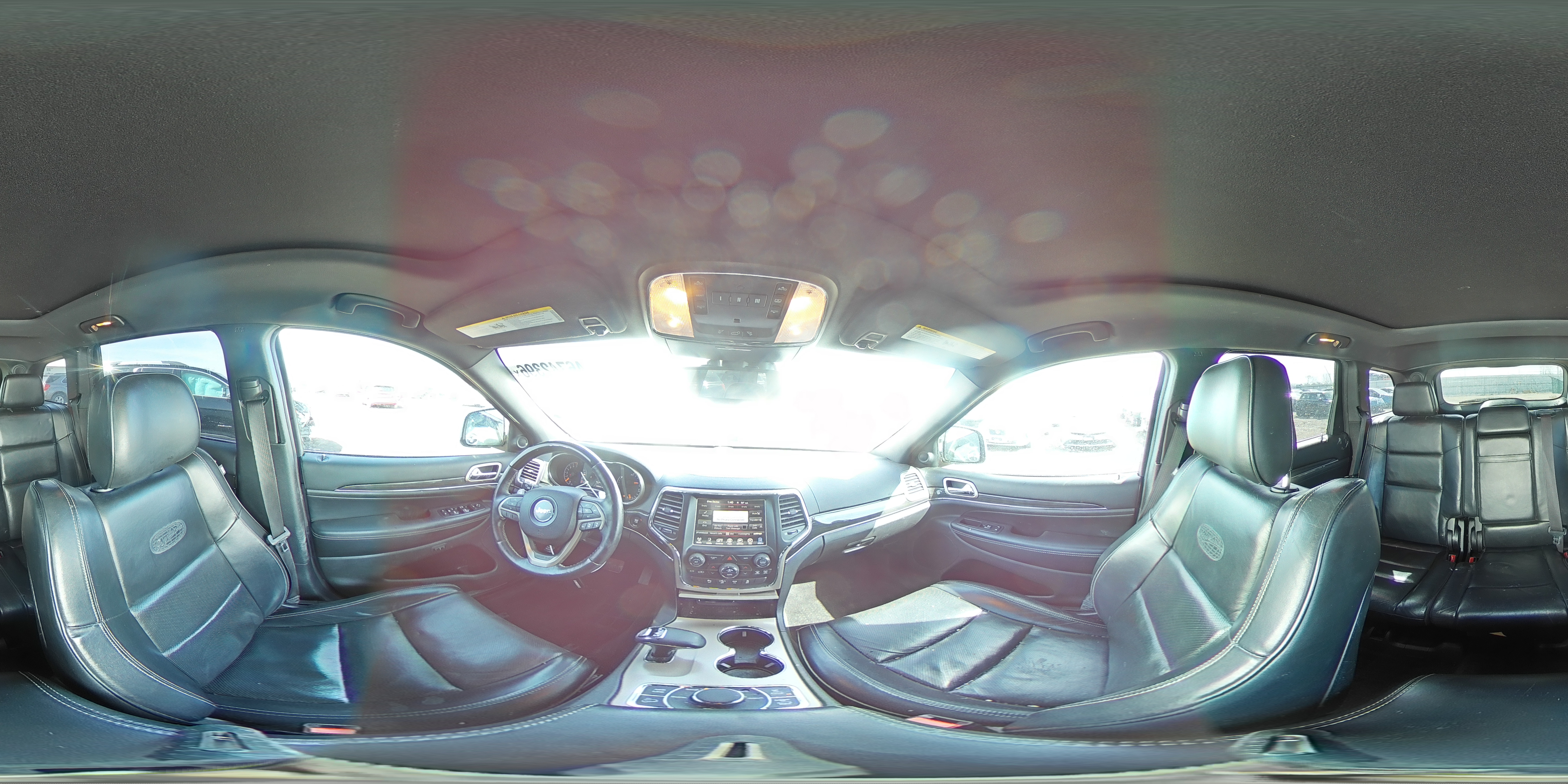 2015 Jeep Grand Cherokee Overland Белый vin: 1C4RJFCG4FC131259