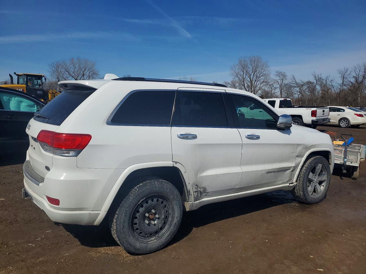 2015 Jeep Grand Cherokee Overland Белый vin: 1C4RJFCG4FC131259