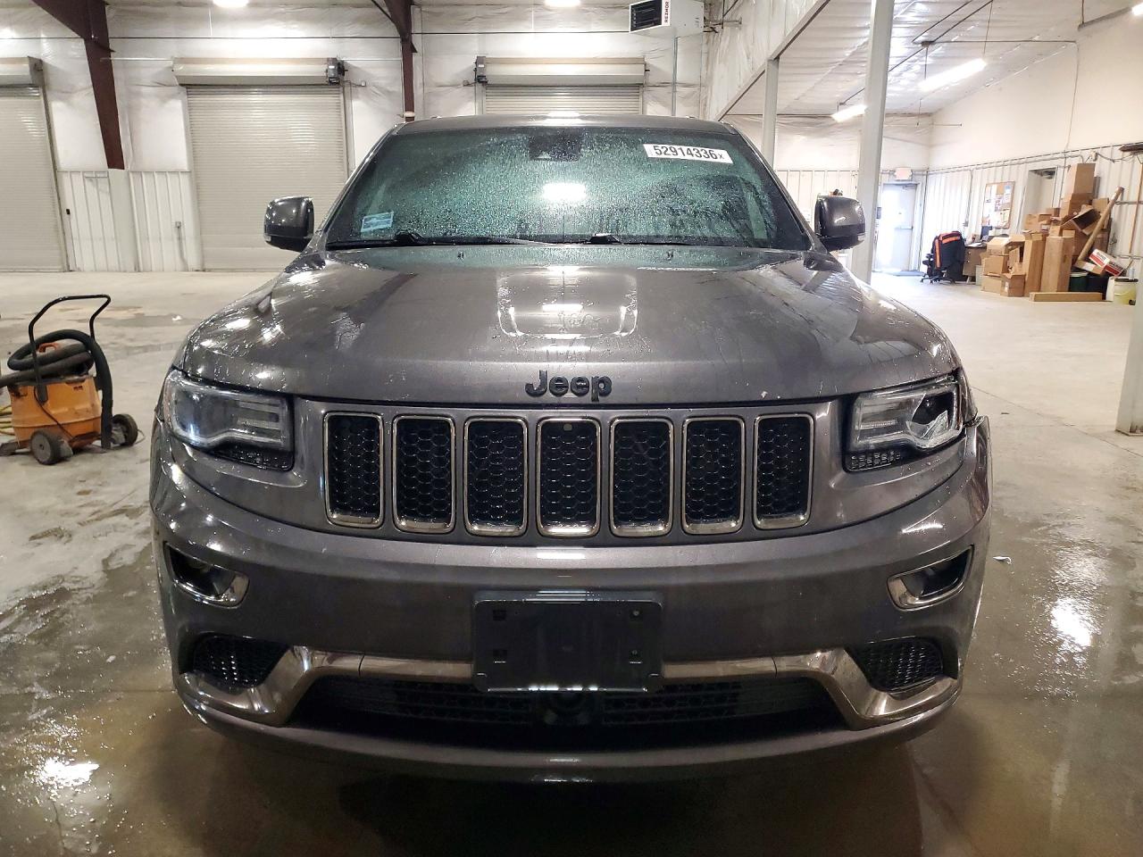 2015 Jeep Grand Cherokee Overland Gray vin: 1C4RJFCG4FC155108