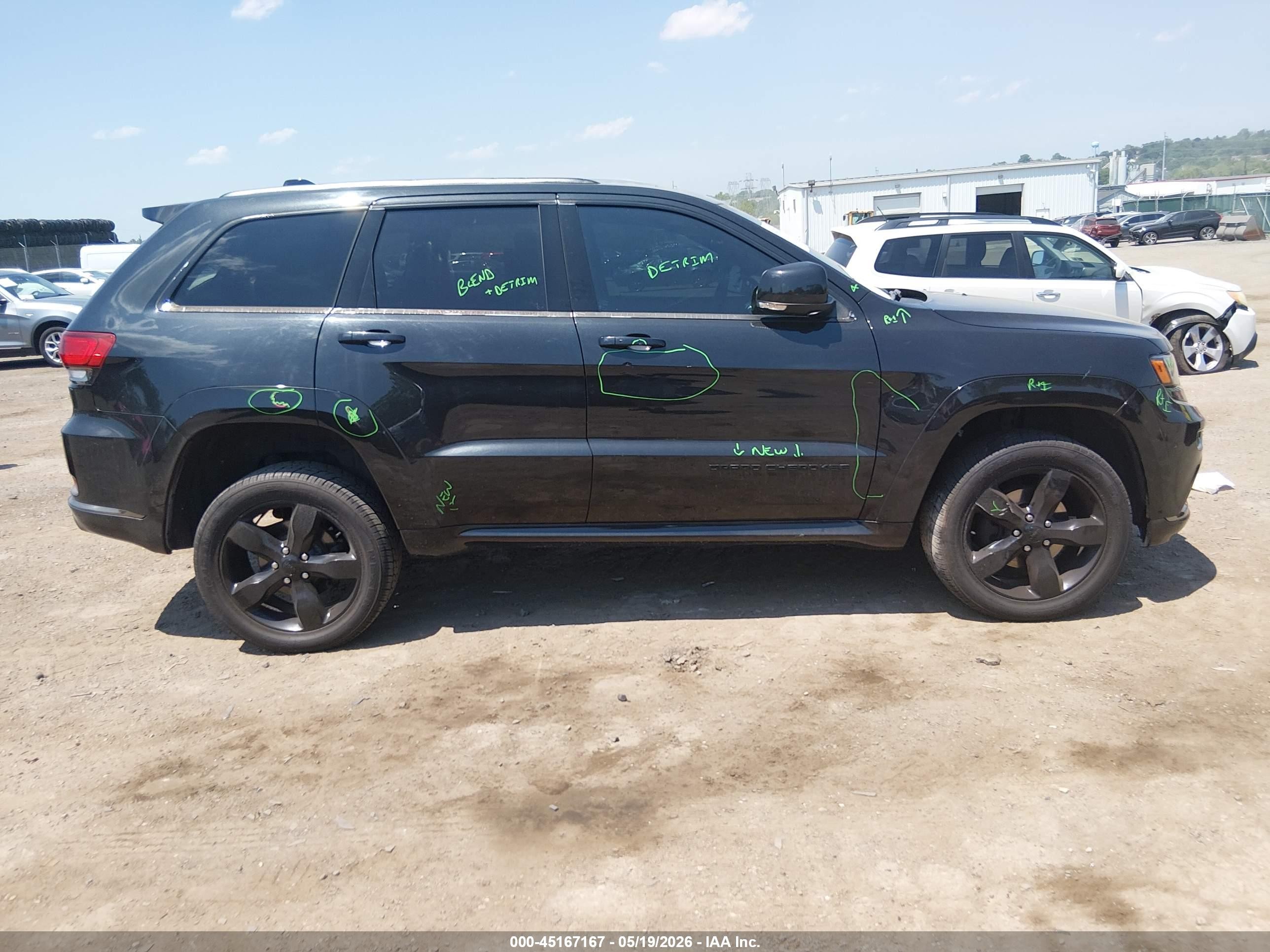 2015 Jeep Grand Cherokee High Altitude Black vin: 1C4RJFCG4FC196211