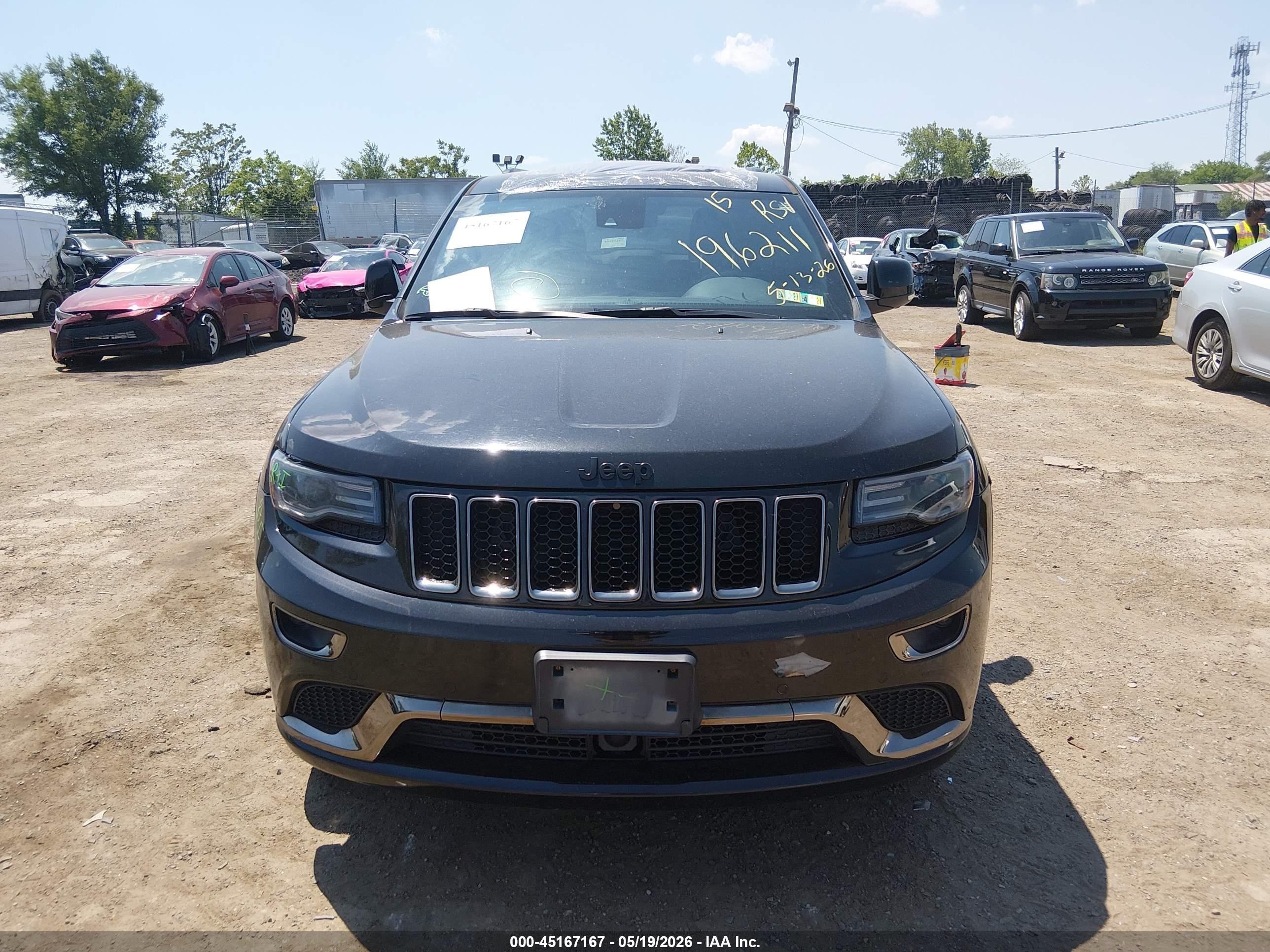 2015 Jeep Grand Cherokee High Altitude Black vin: 1C4RJFCG4FC196211