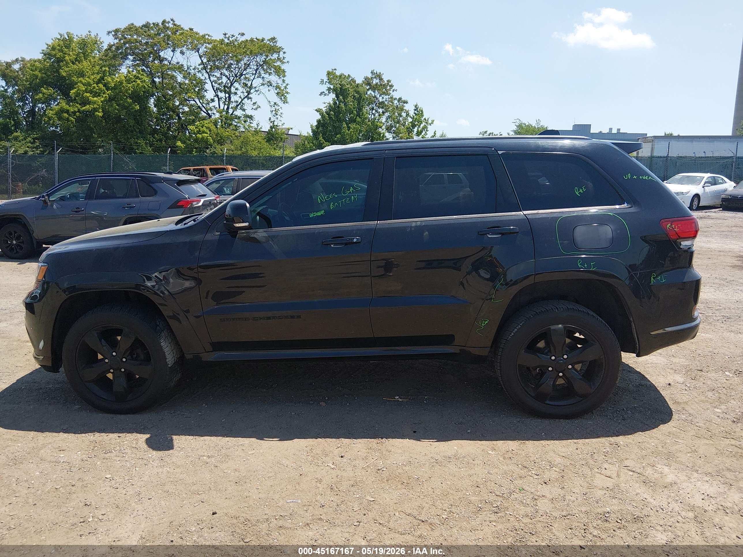 2015 Jeep Grand Cherokee High Altitude Black vin: 1C4RJFCG4FC196211