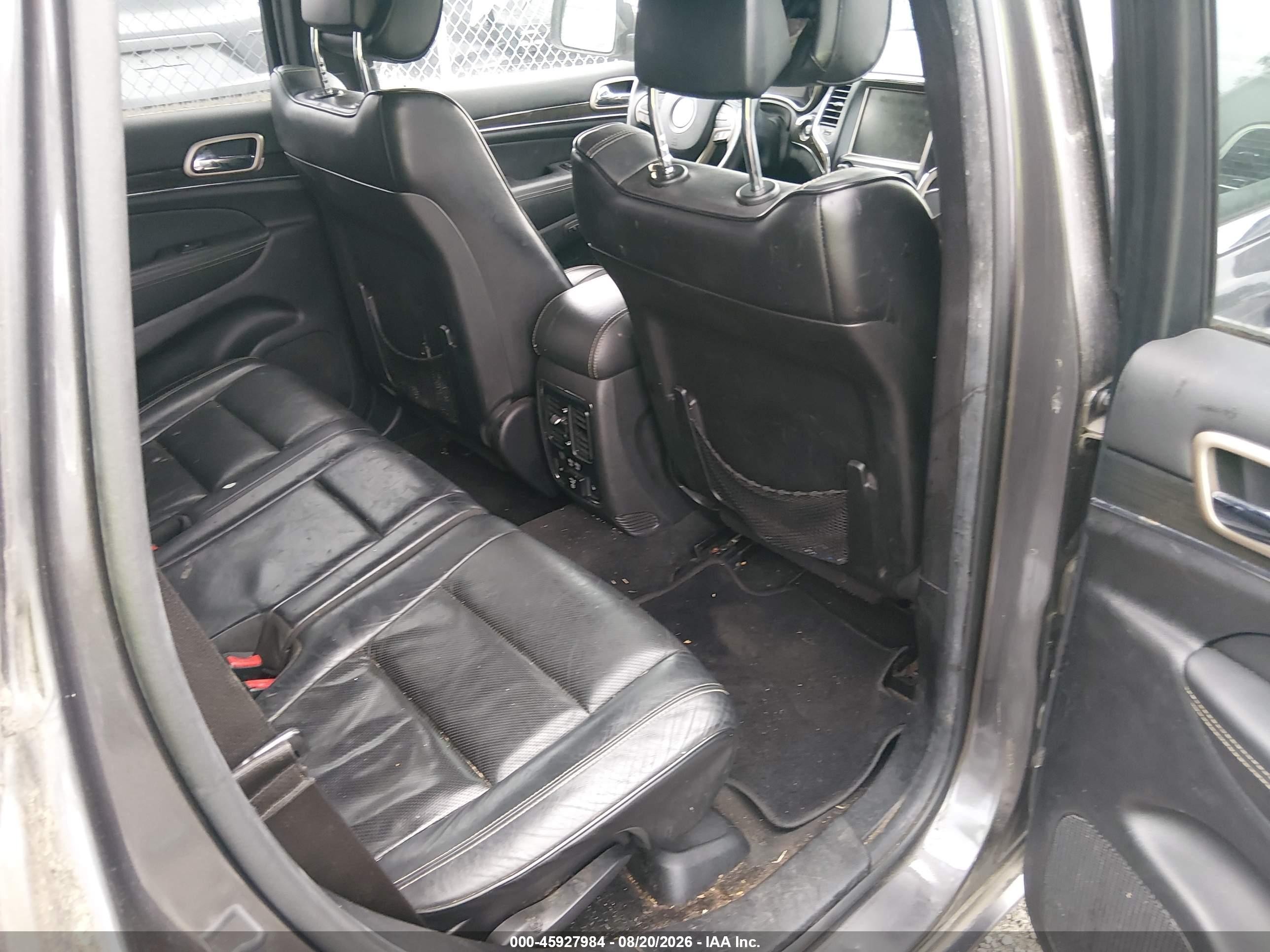 2015 Jeep Grand Cherokee Overland Gray vin: 1C4RJFCG4FC609857