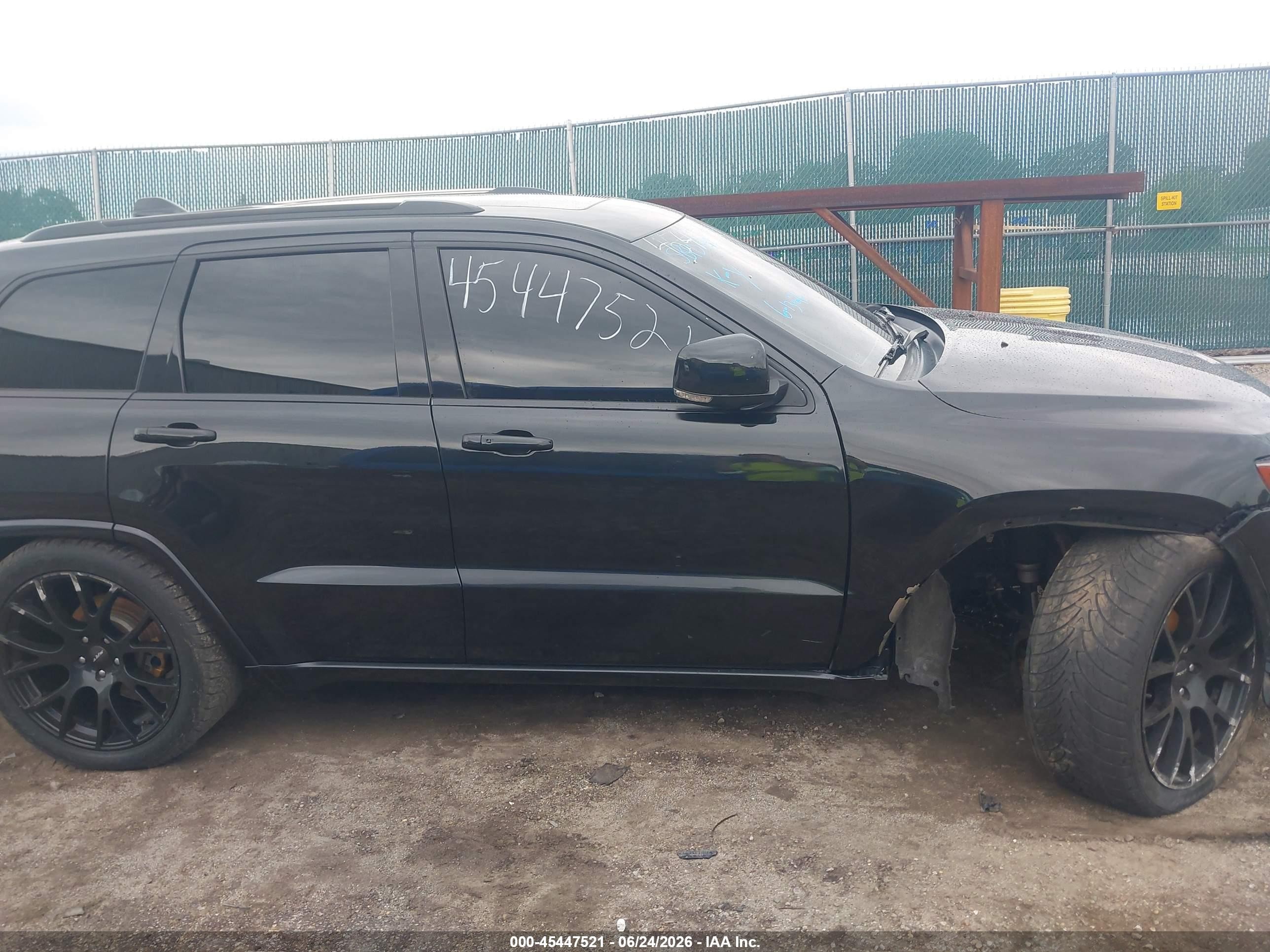 2015 Jeep Grand Cherokee Overland Black vin: 1C4RJFCG4FC756423