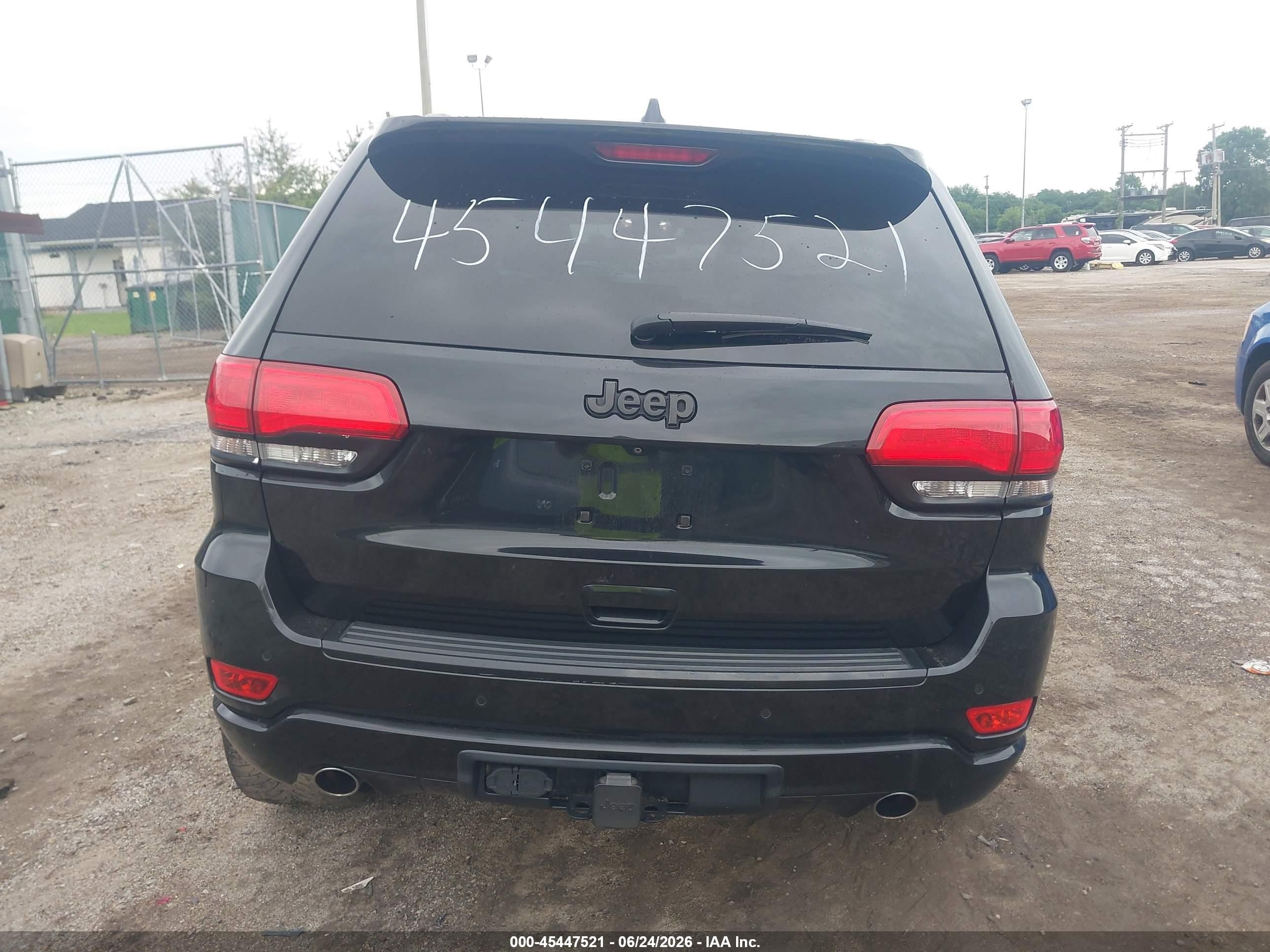 2015 Jeep Grand Cherokee Overland Black vin: 1C4RJFCG4FC756423
