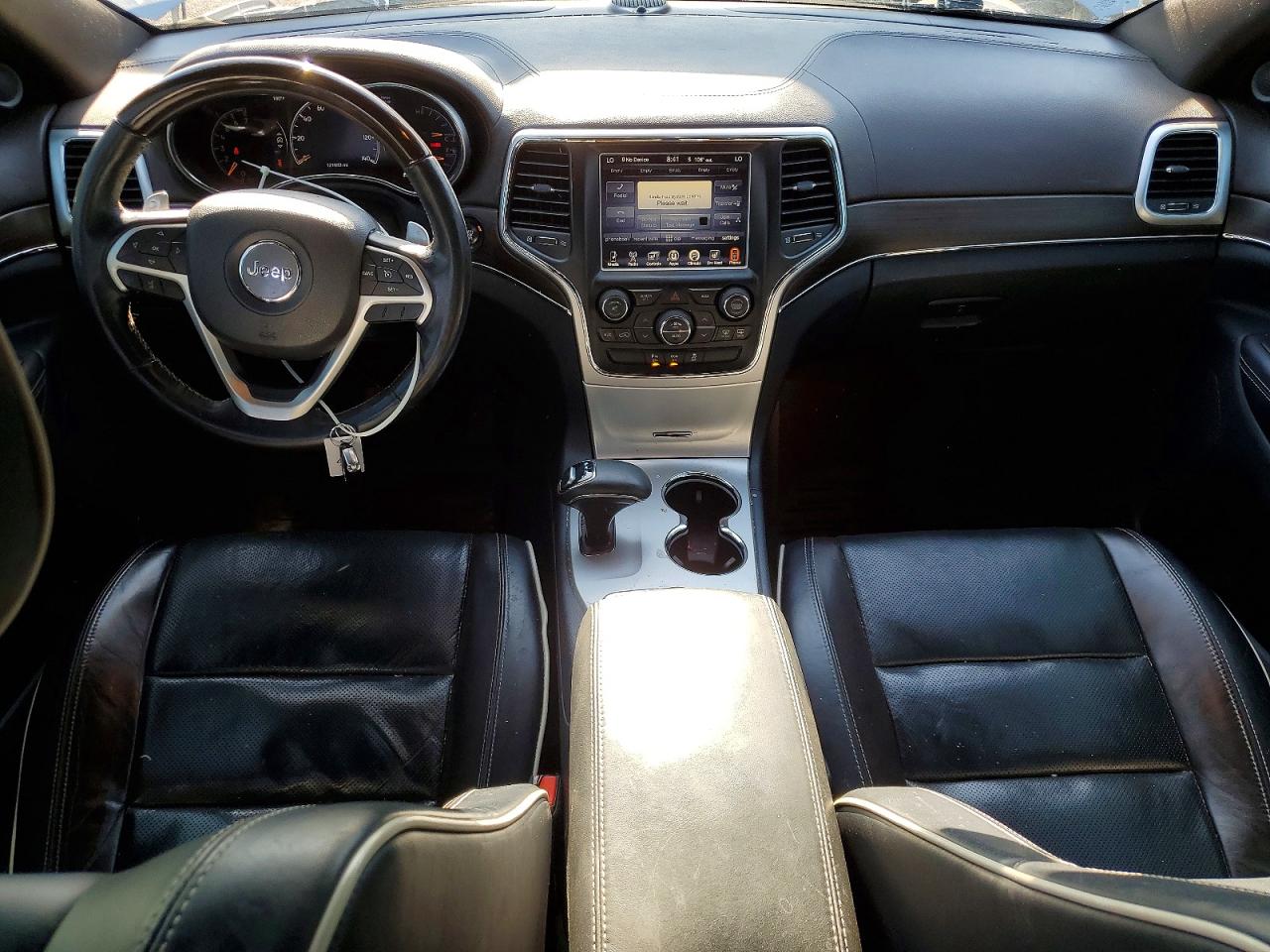 2015 Jeep Grand Cherokee Overland Silver vin: 1C4RJFCG4FC783038