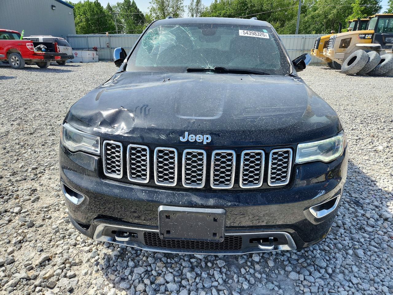 2017 Jeep Grand Cherokee Overland Black vin: 1C4RJFCG4HC940683