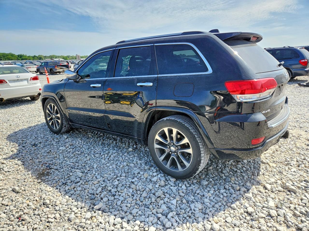 2017 Jeep Grand Cherokee Overland Black vin: 1C4RJFCG4HC940683