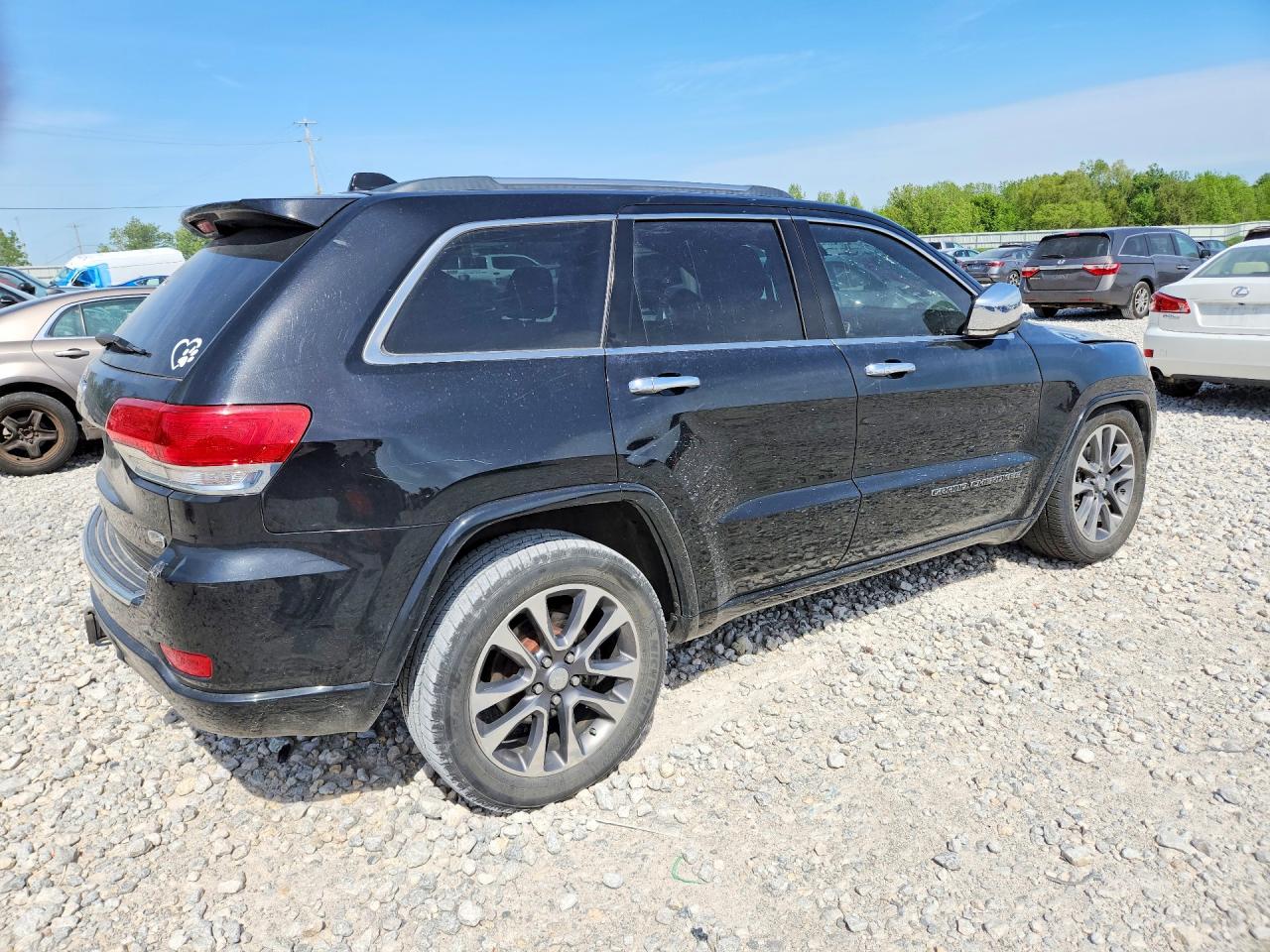 2017 Jeep Grand Cherokee Overland Black vin: 1C4RJFCG4HC940683