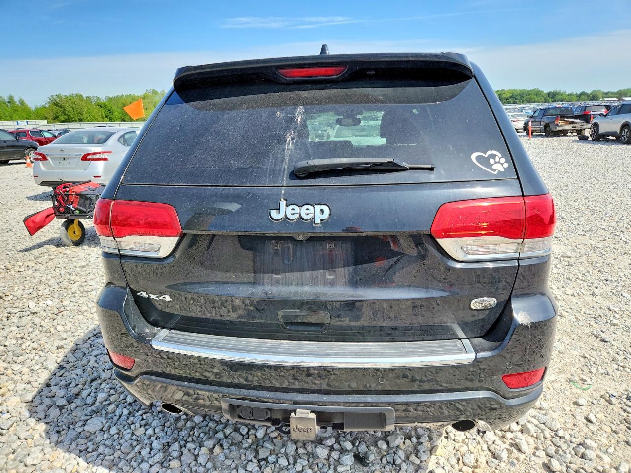 2017 Jeep Grand Cherokee Overland Черный vin: 1C4RJFCG4HC940683