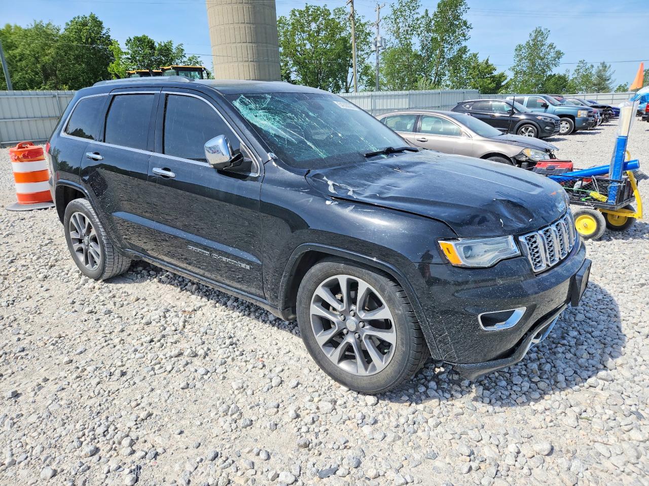 2017 Jeep Grand Cherokee Overland Черный vin: 1C4RJFCG4HC940683
