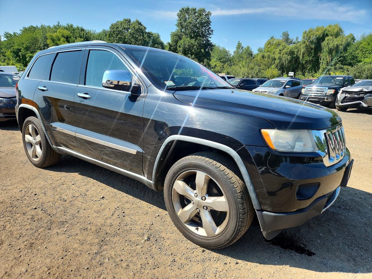2012 Jeep Grand Cherokee Overland Black vin: 1C4RJFCG5CC176478