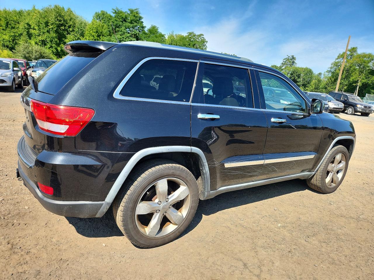 2012 Jeep Grand Cherokee Overland Black vin: 1C4RJFCG5CC176478